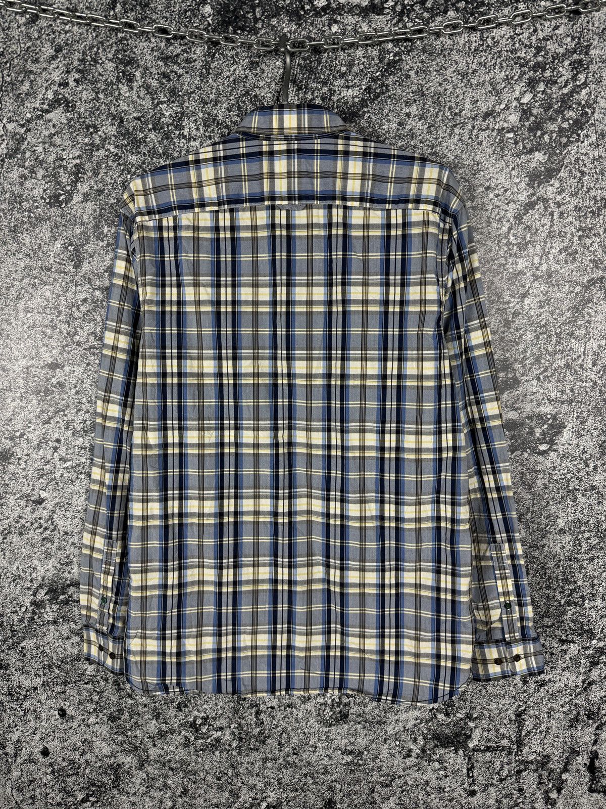 Lacoste Men’s Lacoste Long Sleeve Plaid Shirt Button Up Size 41 Size US M / EU 48-50 / 2 - 10 Thumbnail