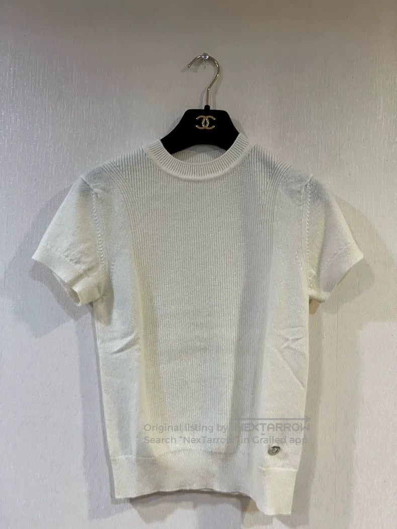 Hermes Hermes Silk Cashmere Patchwork Knit Top Size XXS / US 00 / IT 34 - 1 Thumbnail