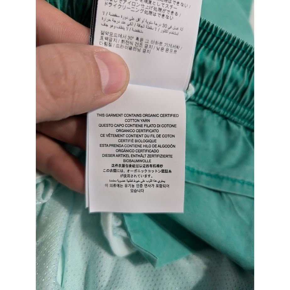 o1rshd1 Bounce Off Sunset Swimshort in Green/White