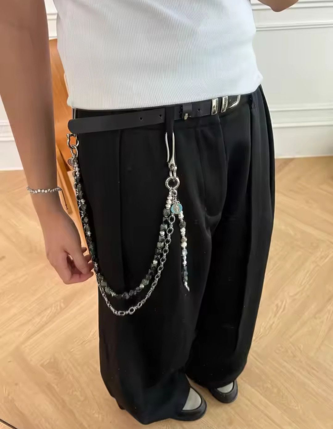 Vintage Combination 3 in 1 Combo Jeans Chain Peacock Strike Size ONE SIZE - 4 Thumbnail