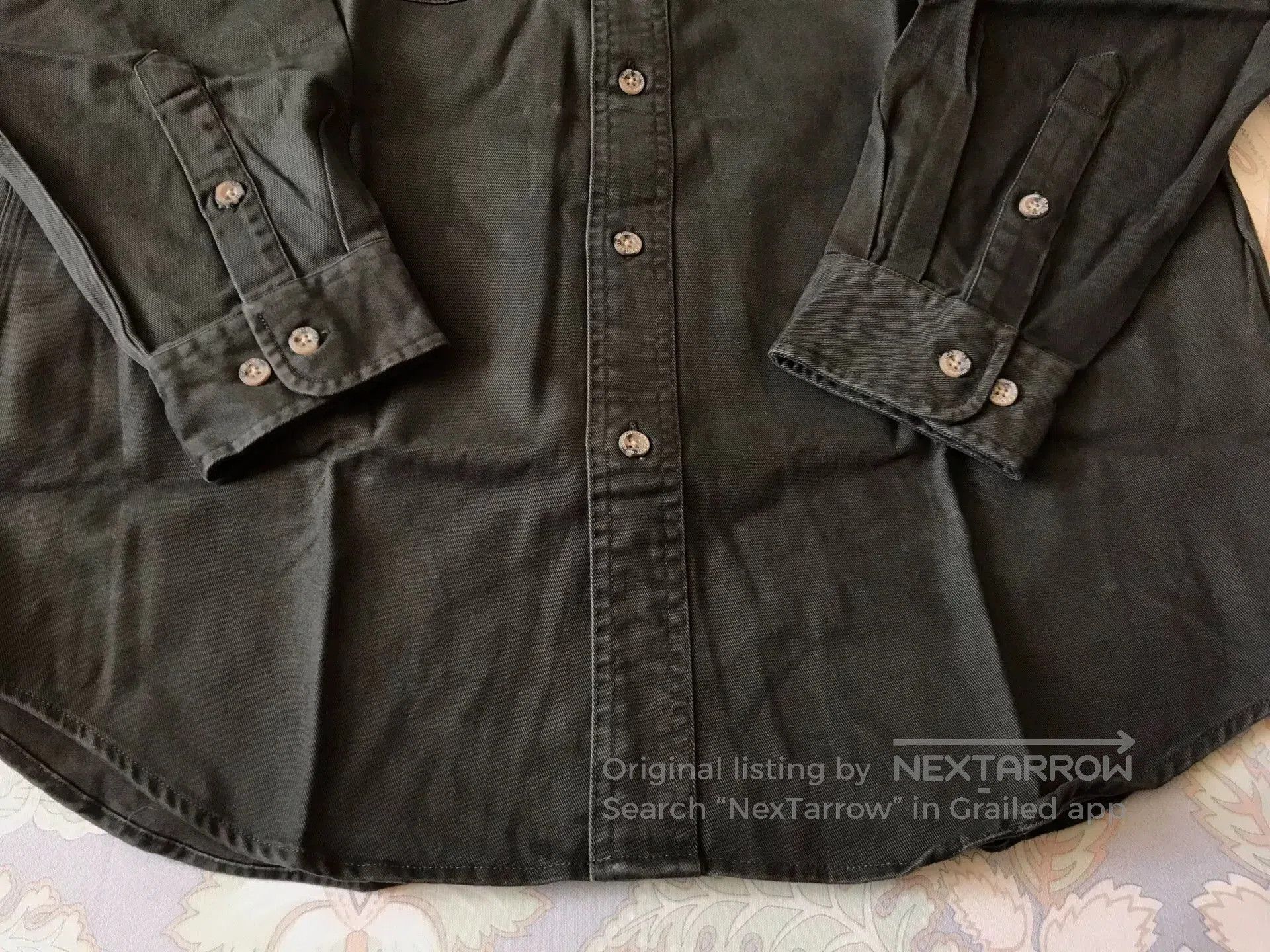 Carhartt Carhartt S09 MOS Moss Green Work Shirt. Size US M / EU 48-50 / 2 - 4 Thumbnail