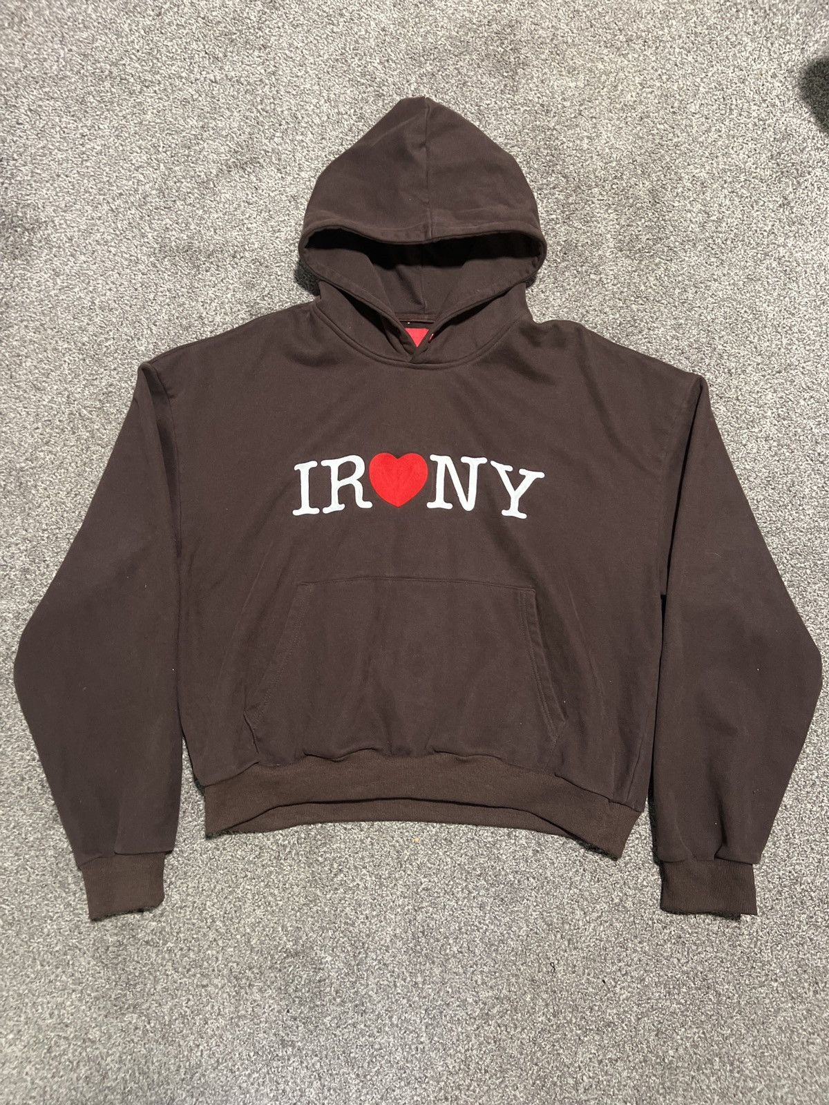 Fugazi Fugazi Irony Hoodie Brown M Size US M / EU 48-50 / 2 - 1 Thumbnail