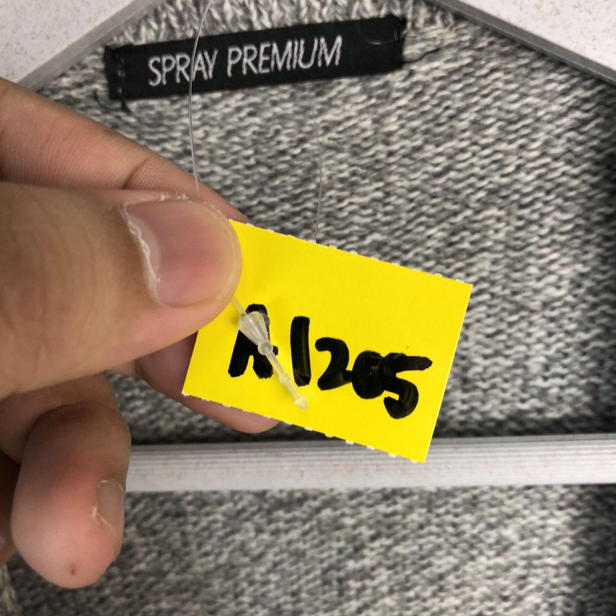 Japanese Brand Spray Premium Grey Cardigan Knitwear #A1205 Size US L / EU 52-54 / 3 - 10 Thumbnail