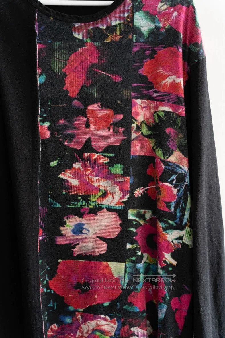 Yohji Yamamoto Yohji Yamamoto 22ss Floral Long Sleeve T-shirt Size US M / EU 48-50 / 2 - 4 Thumbnail