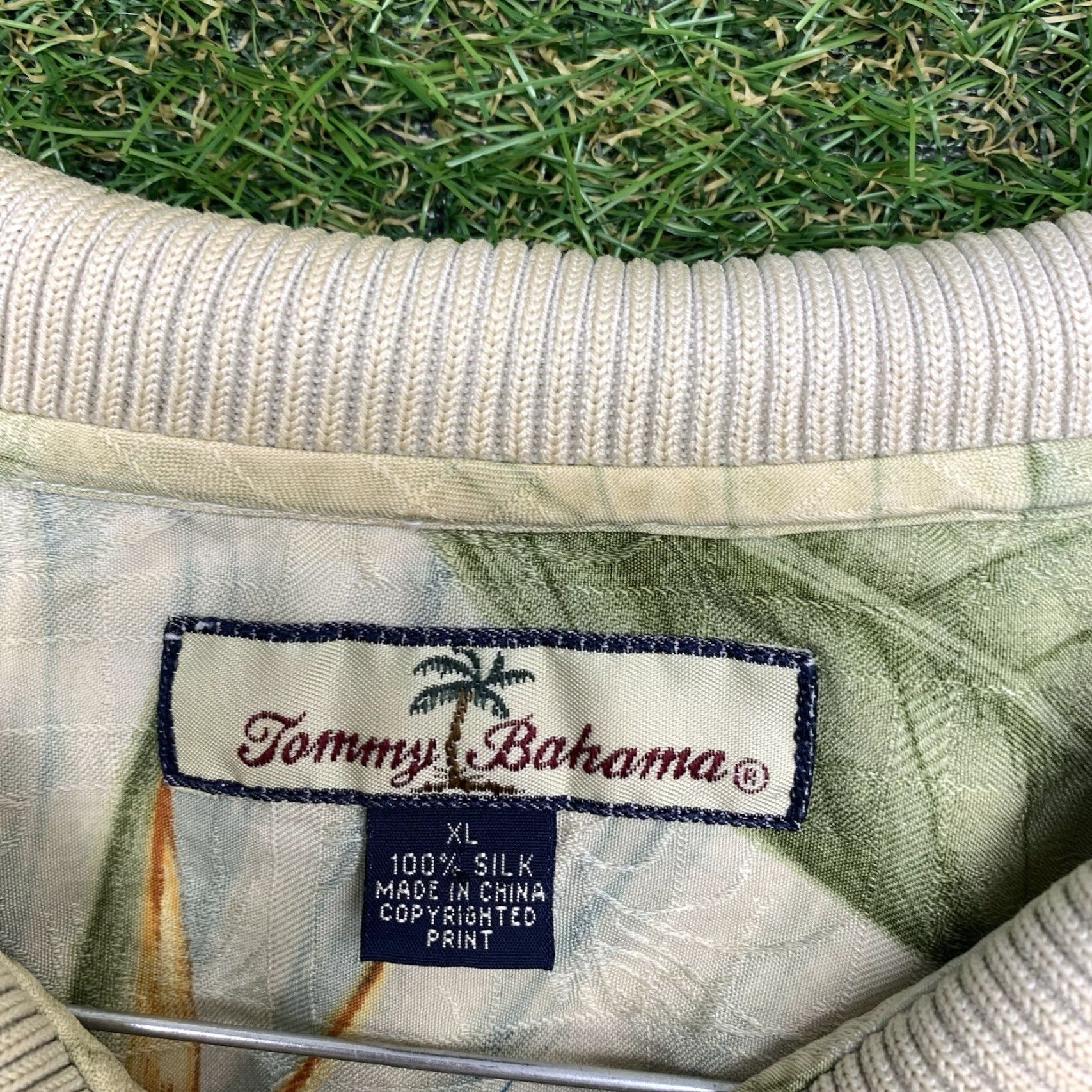 Tommy Bahama Tommy Bahama Island Zone Polo Shirt Mens XL Floral Hawaiian Golf Silk Size US XL / EU 56 / 4 - 6 Thumbnail