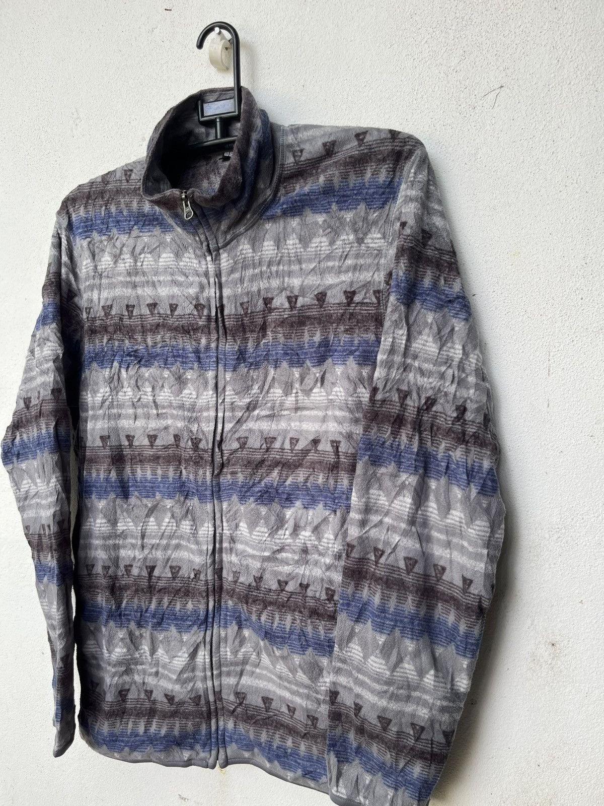 Japanese Brand 💥 Tribal Motives aztec chimaiyo Navajo Fleece Jackets Size US M / EU 48-50 / 2 - 3 Thumbnail