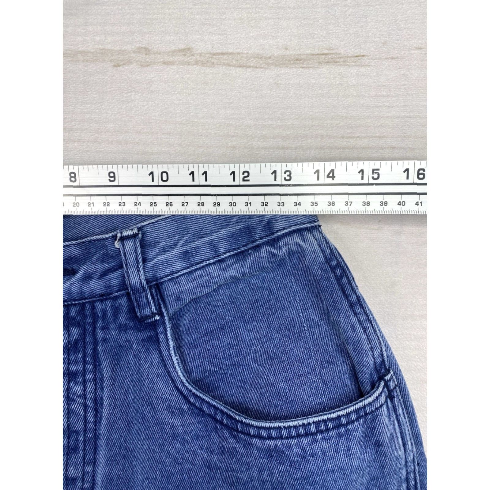 Vintage VINTAGE Rio by Stephen Mardon Jeans Women Juniors 11 Long Blue 5-Pocket High Rise Button Fly Cowboy 80s 90s Mens Womens Girls Size 32" / US 10 / IT 46 - 4 Thumbnail