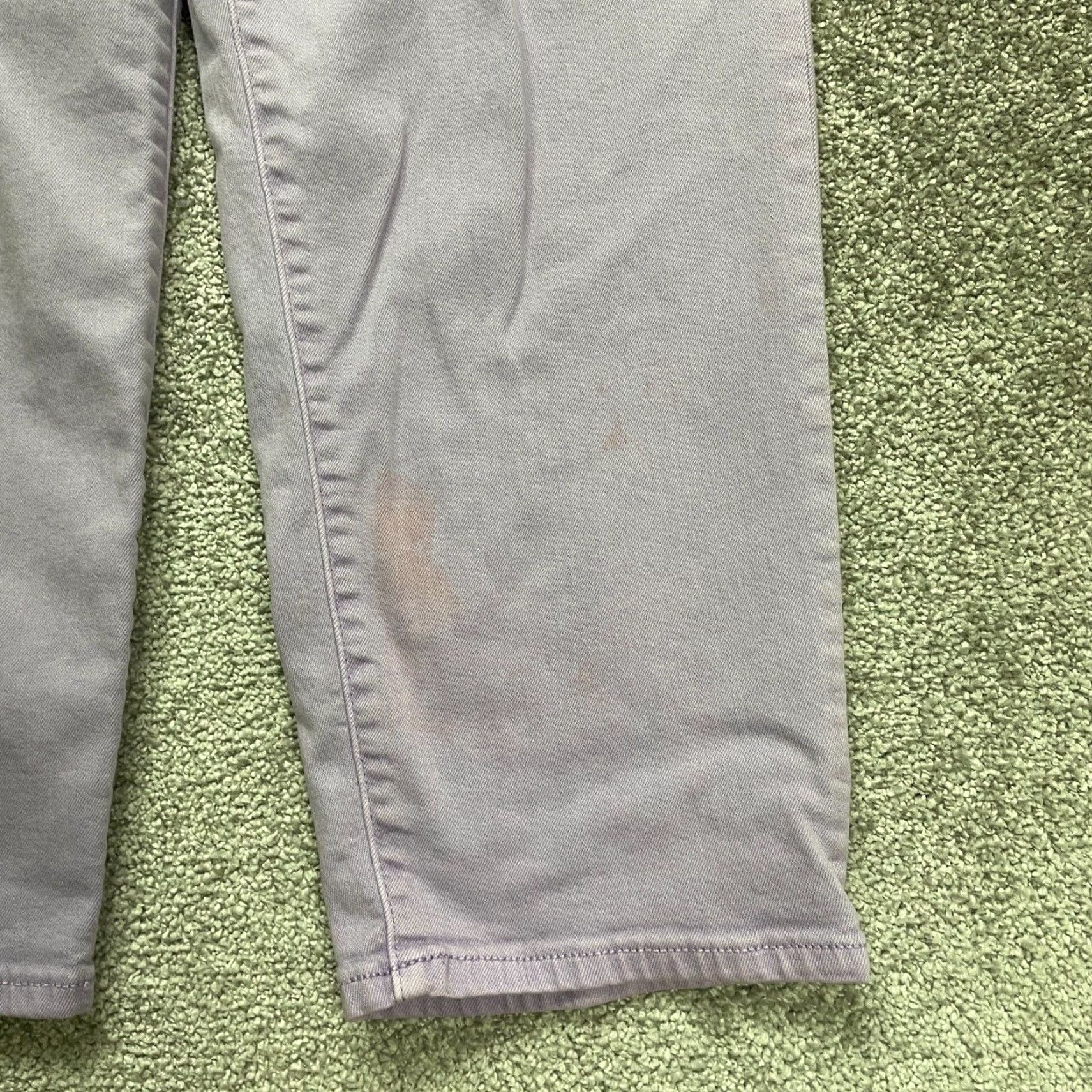 Lands' End Lands' End Jeans Women 18 Purple High Rise Slim Straight 26.5 Inseam 36 Waist 5-Pocket Denim Brand: Lands' End Jeans Women Size 40" / US 18 - 5 Thumbnail