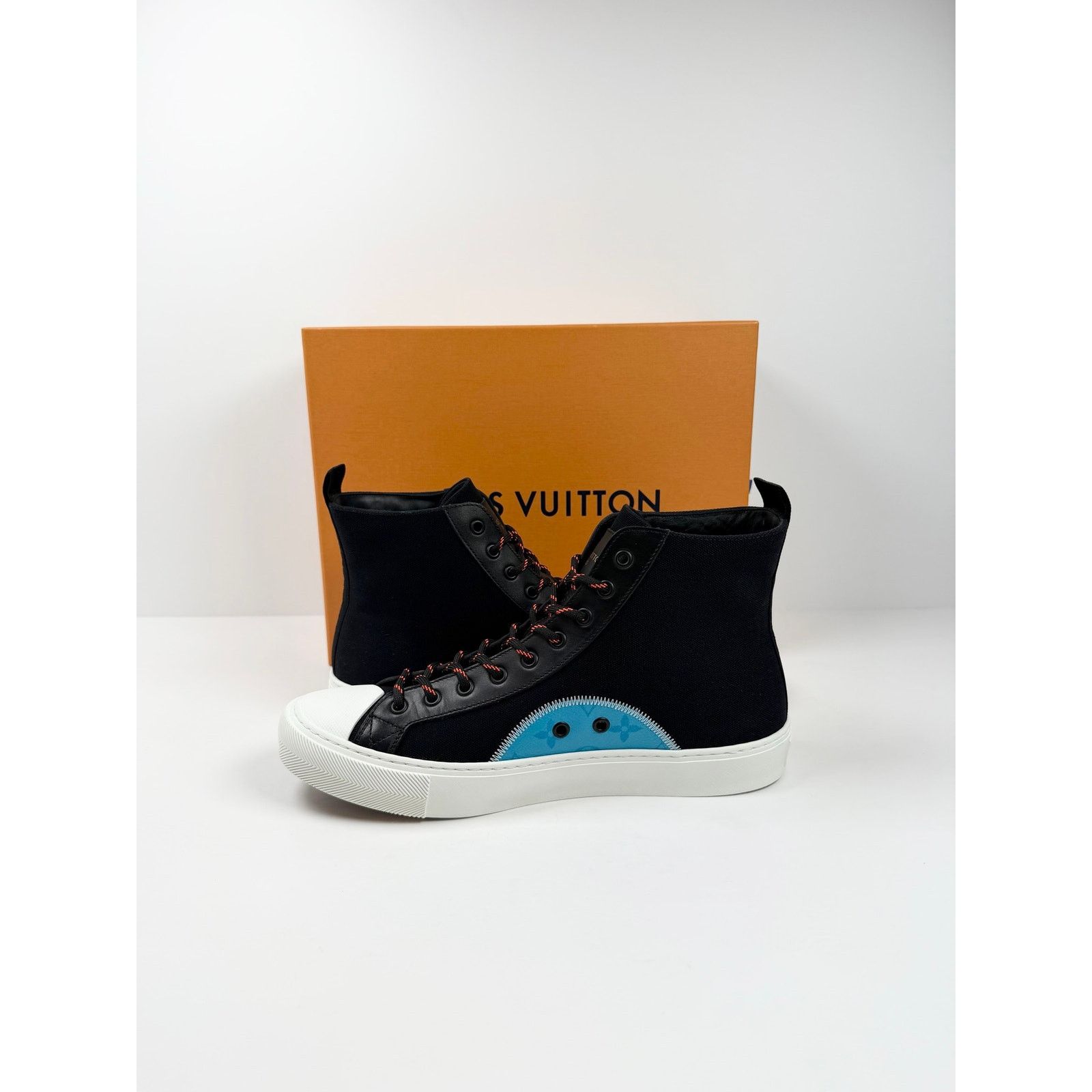 Louis Vuitton Size 8LV/9US - Louis Vuitton Tattoo High Black Orange NEW Size US 9 / EU 42 - 6 Thumbnail