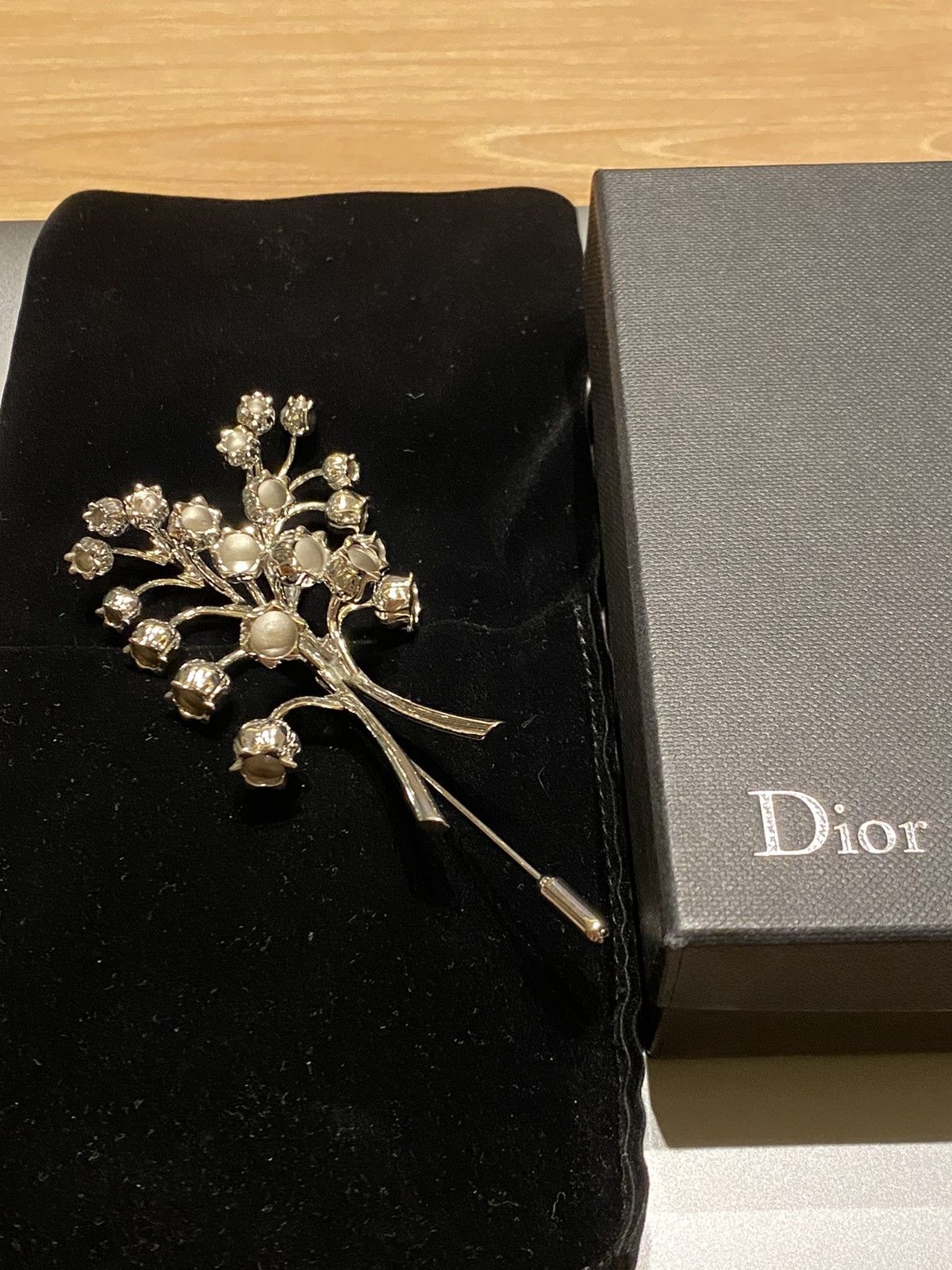 Dior aw14 lily of the valley floral pins / brooch | Grailed
