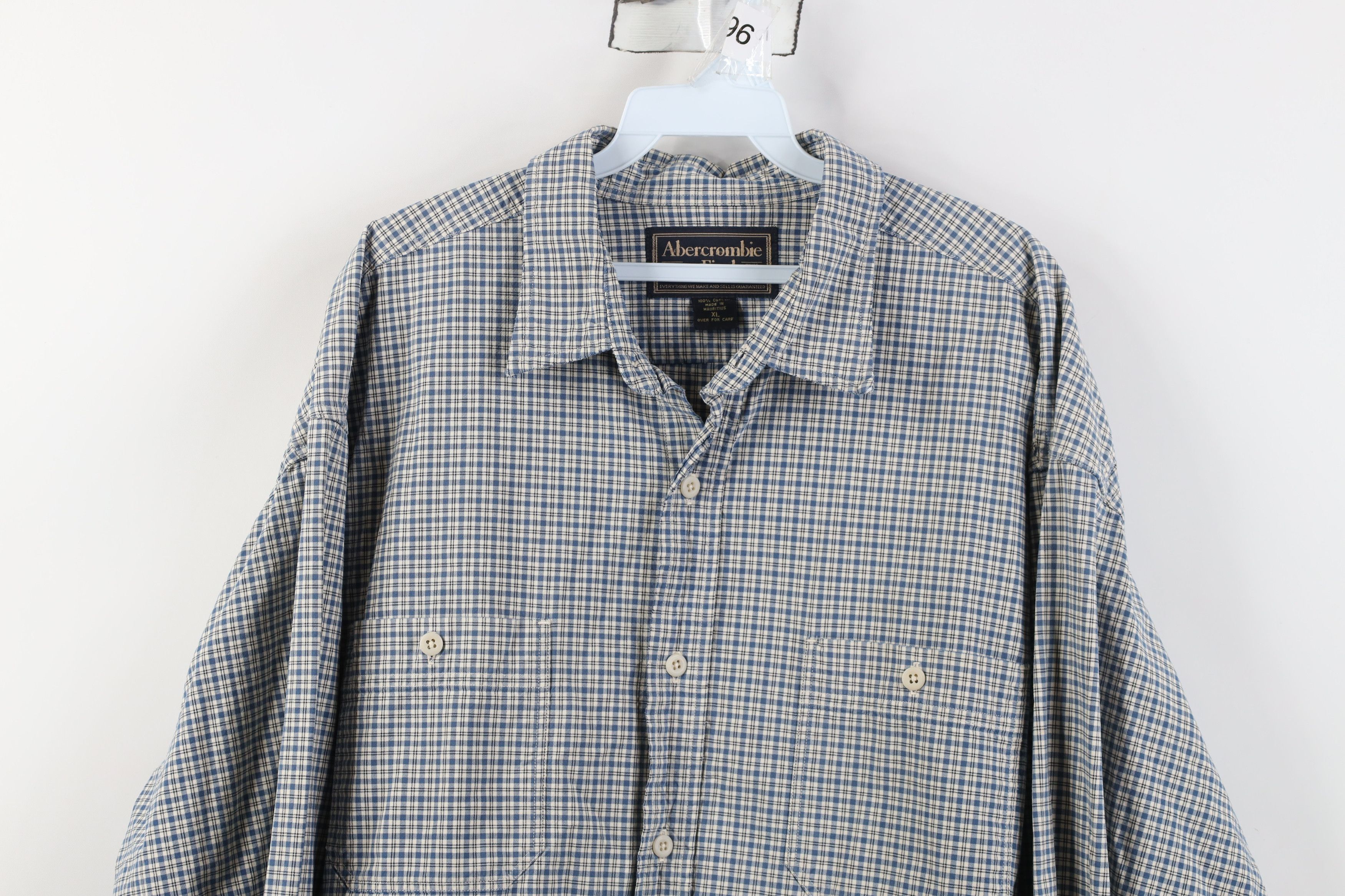 Abercrombie & Fitch Vintage 90s Abercrombie & Fitch Collared Button Shirt Plaid Size US XL / EU 56 / 4 - 2 Thumbnail