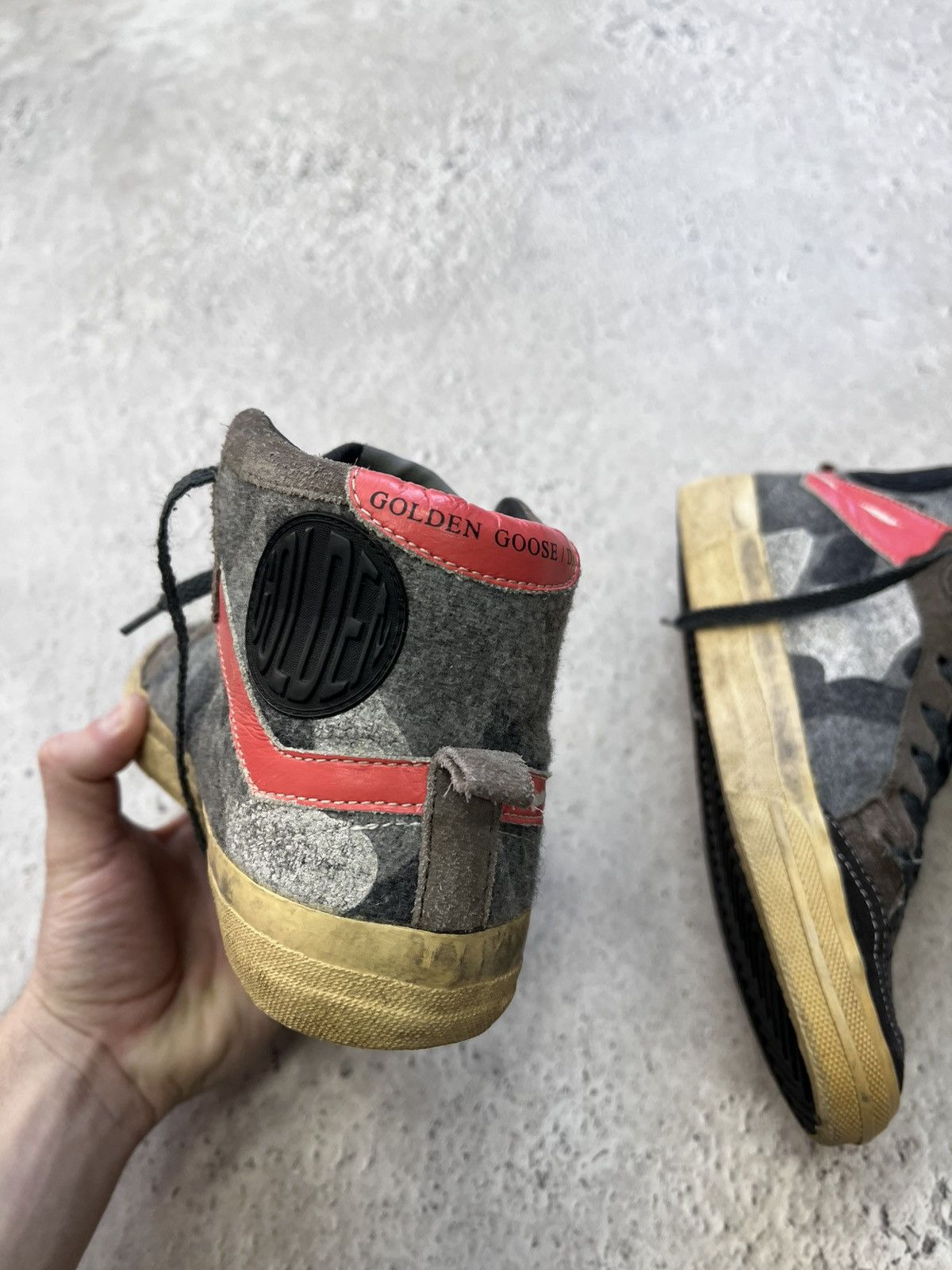 Golden Goose × Vintage SaleVintage Golden Goose Slide Distressed Sneakers Size US 6 / IT 36 - 9 Thumbnail