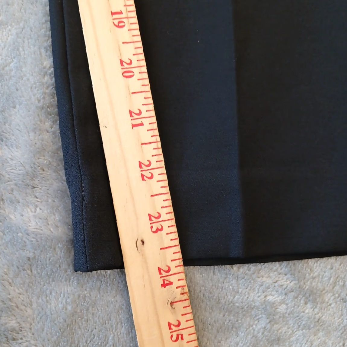 Talbots Talbots Petites Dress Pants Womens Size 10P Black 33x24 Mid Rise Ruffle Accent Pants Dress Pants Ladies Womens Size 32" / US 10 / IT 46 - 5 Thumbnail