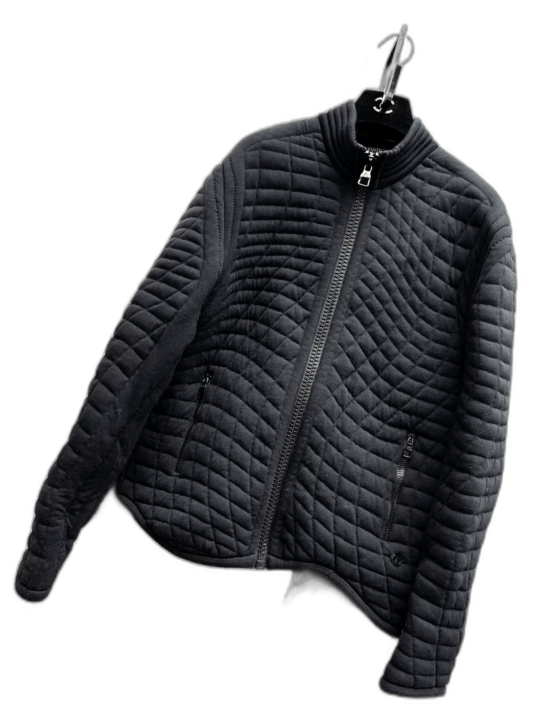 Louis Vuitton LV Louis Vuitton Black Quilted Jacket XL Size US XL / EU 56 / 4 - 1 Thumbnail