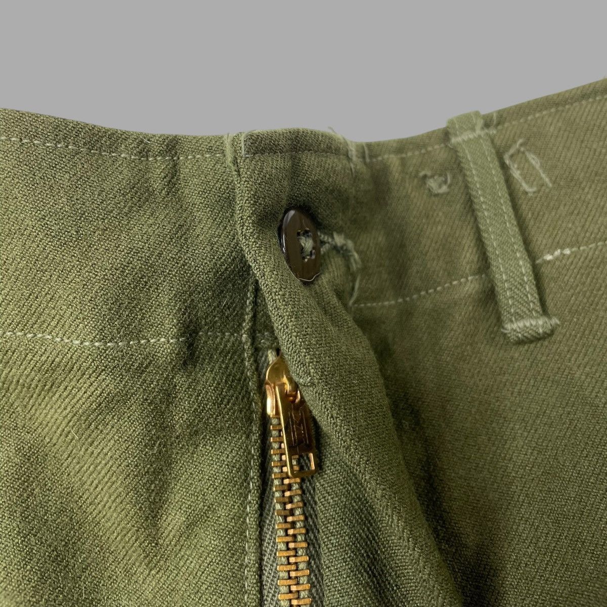 Vintage Vintage m-1951 og-108 pleated wool military trousers Size US 30 / EU 46 - 3 Thumbnail