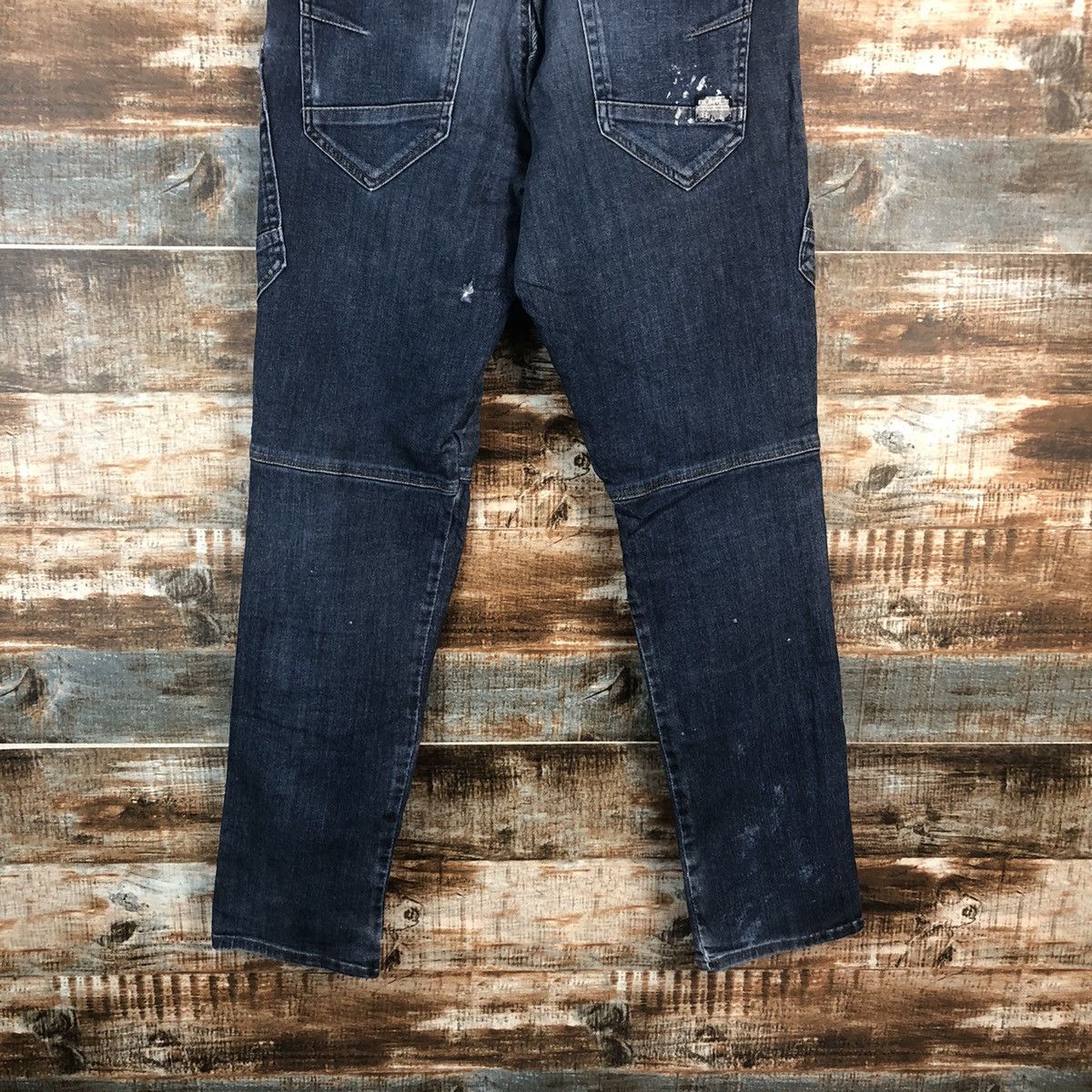 Japanese Brand DL Burtle Blue Utility worker Cargo Multipocket Pants #C649 Size US 32 / EU 48 - 16 Thumbnail