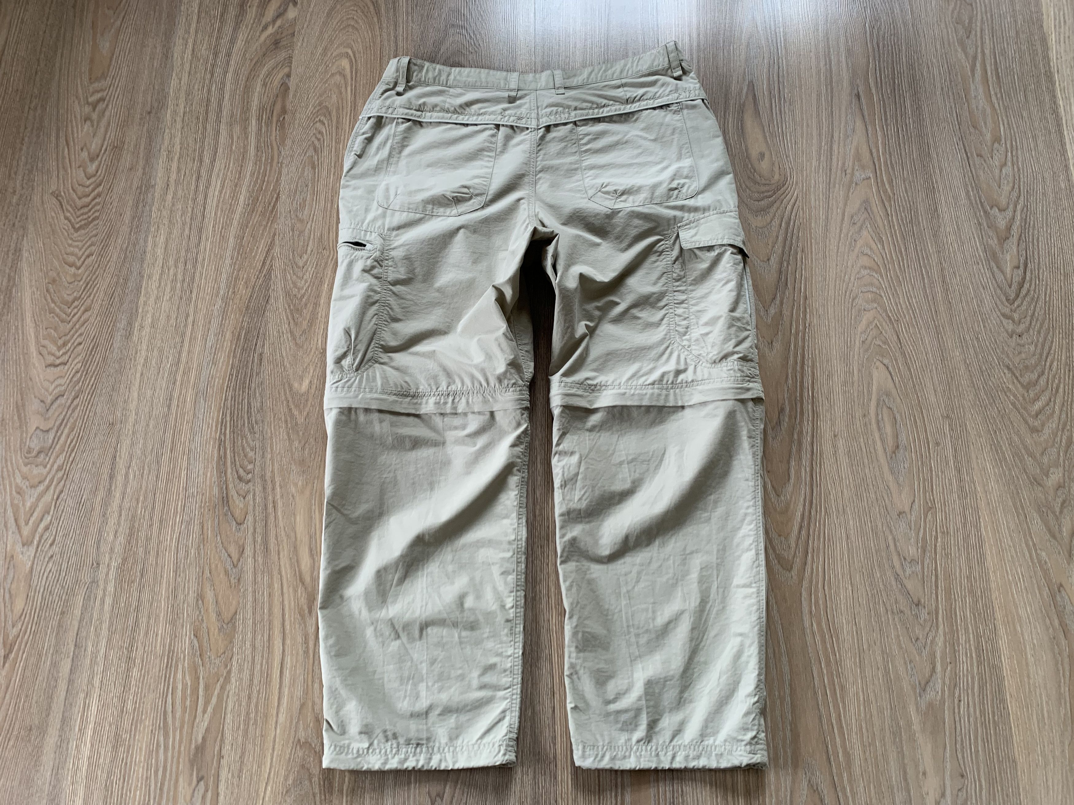 Marks & Spencer Mark&Spencer Active Waist Casual Khaki Cotton Pants Size US 38 / EU 54 - 3 Thumbnail
