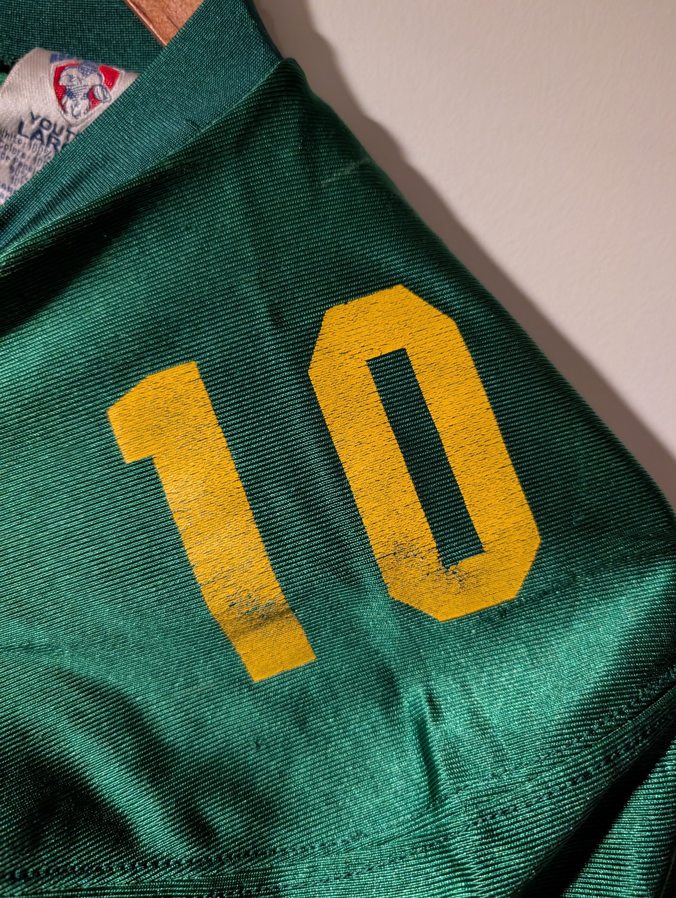 NFL Vintage 90s Green Bay Packers Carson NFL YOUTH Large Jersey Size US L / EU 52-54 / 3 - 3 Thumbnail