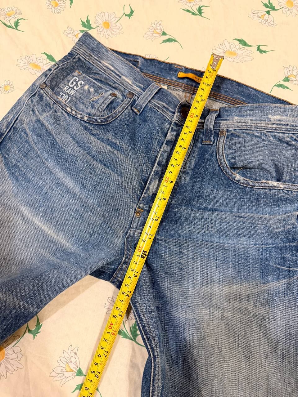 G-Star G-STAR 3301 SLIM Jeans Men Stretch Buttons Fly Size US 30 / EU 46 - 12 Thumbnail