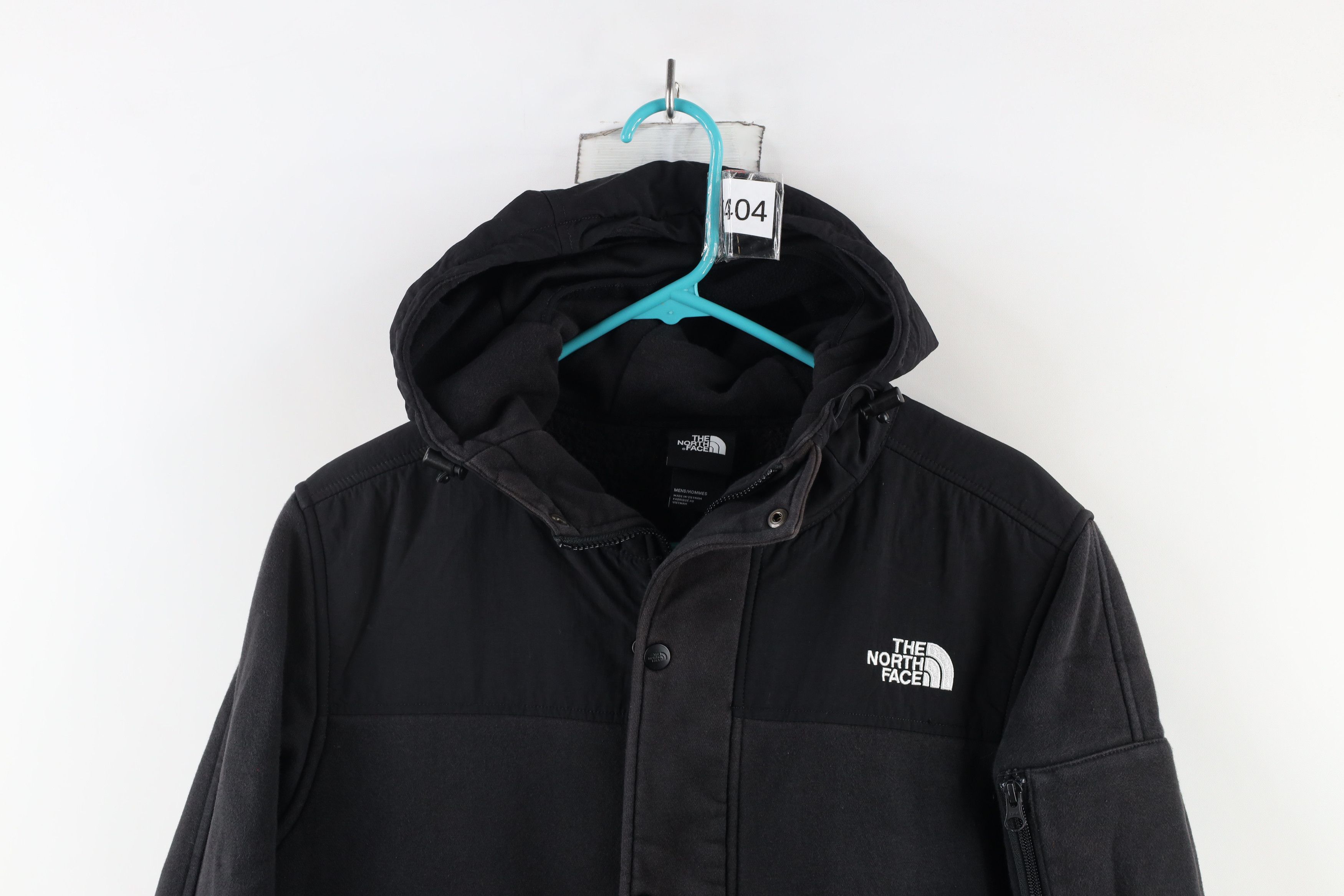 The North Face × Vintage The North Face Faded Highrail Fleece Hooded Jacket Black Size US M / EU 48-50 / 2 - 2 Thumbnail