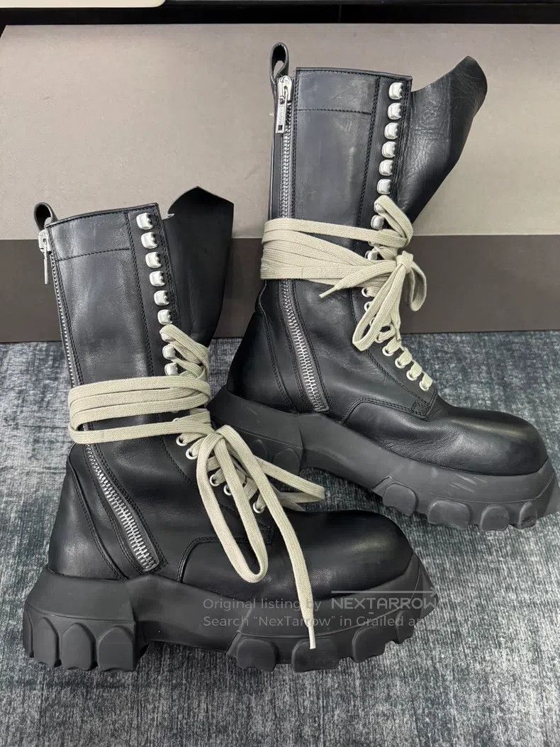 Rick Owens Rick Owens Octopus Strap Military Boots Size US 6 / EU 39 - 3 Thumbnail