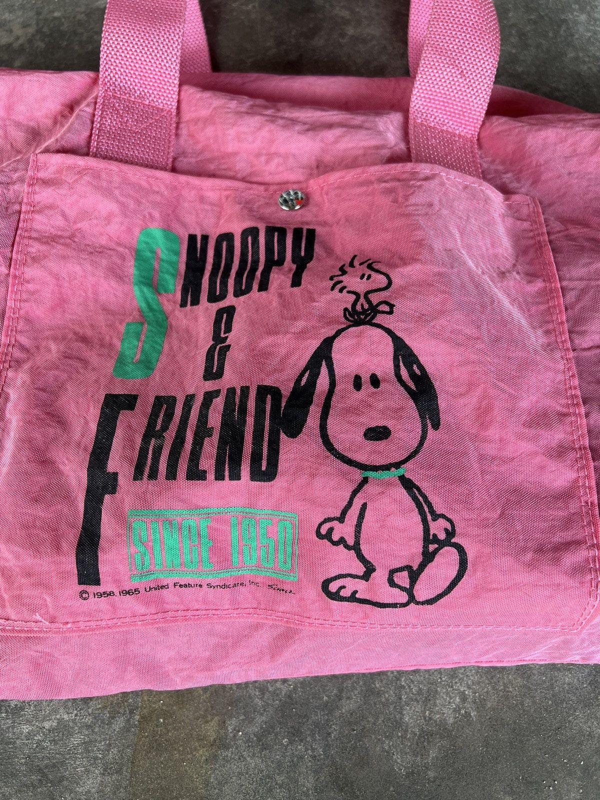 Vintage Vintage 50s Snoopy&Friend Nylon Duffle Bag Size ONE SIZE - 3 Thumbnail