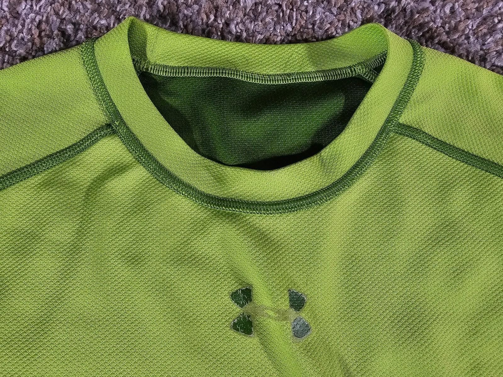 Under Armour Under Armour Green Long Sleeve Athletic Shirt Size US M / EU 48-50 / 2 - 2 Thumbnail