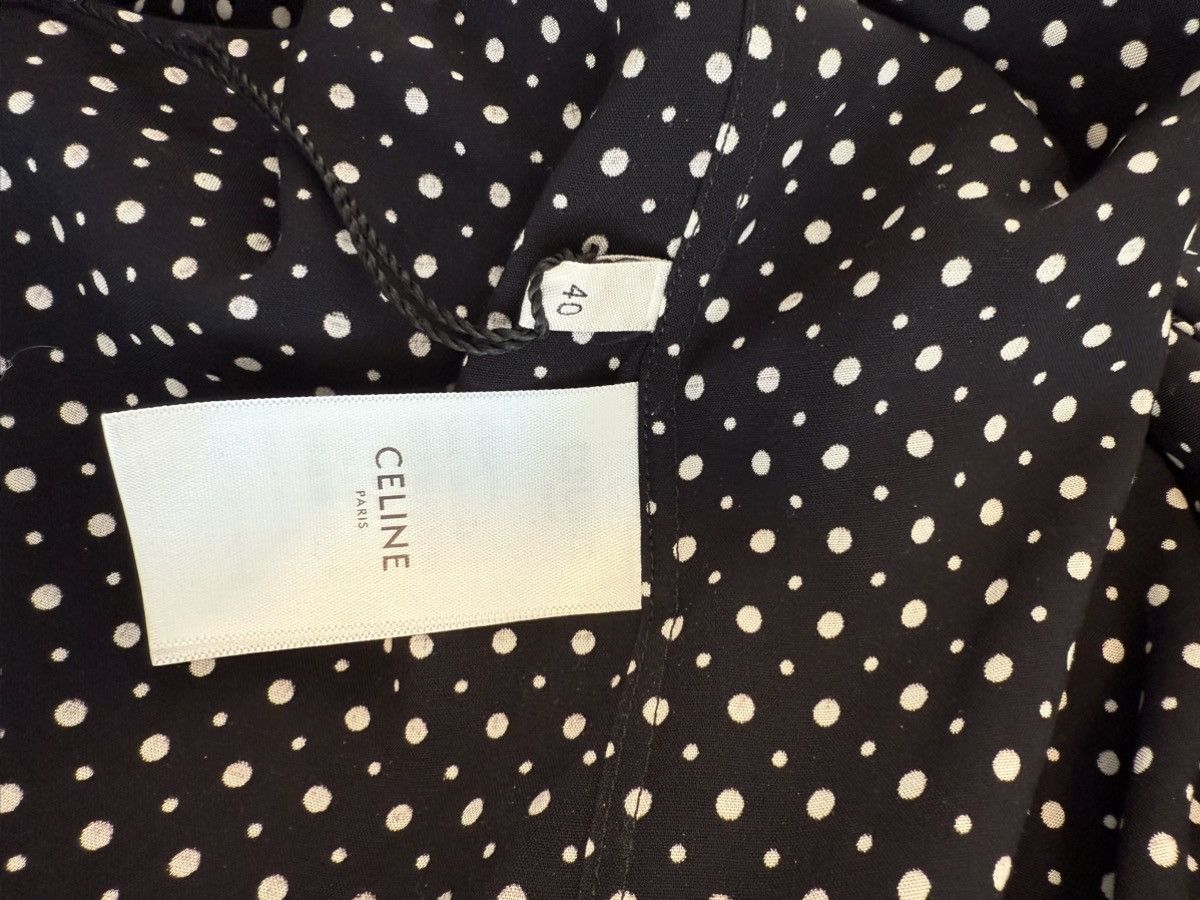 Celine × Hedi Slimane Celine Polka Dot Shirt - 40 Size US M / EU 48-50 / 2 - 4 Thumbnail
