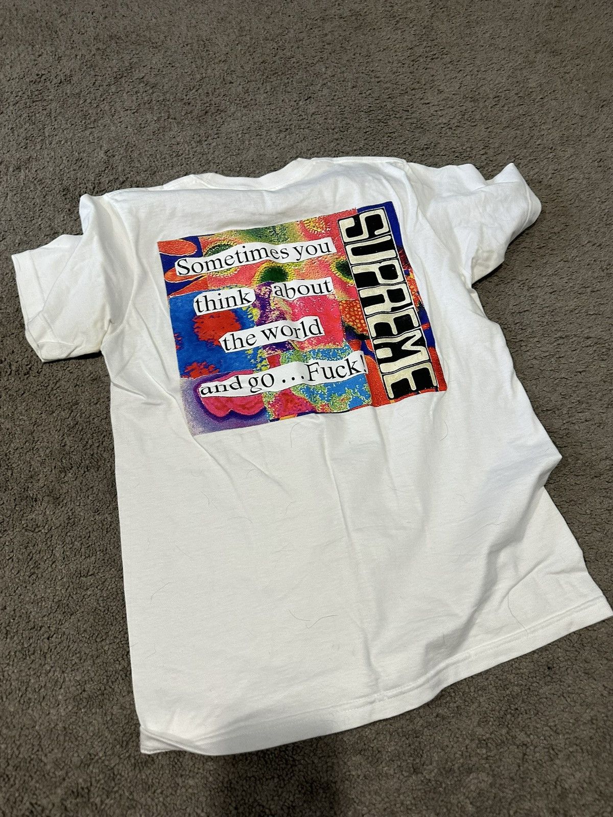 Supreme Supreme Phrase Logo T Shirt Size US S / EU 44-46 / 1 - 2 Thumbnail