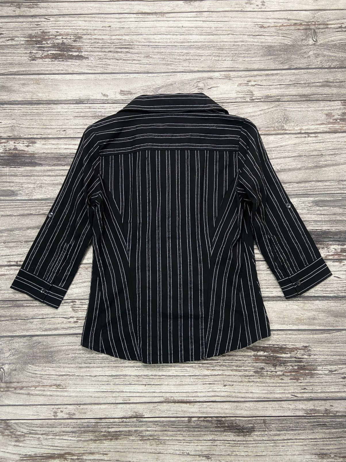 Tornado Mart 2000s Tornado Mart Sirens Officer Striped Open Collar Shirt Size S / US 4 / IT 40 - 12 Thumbnail