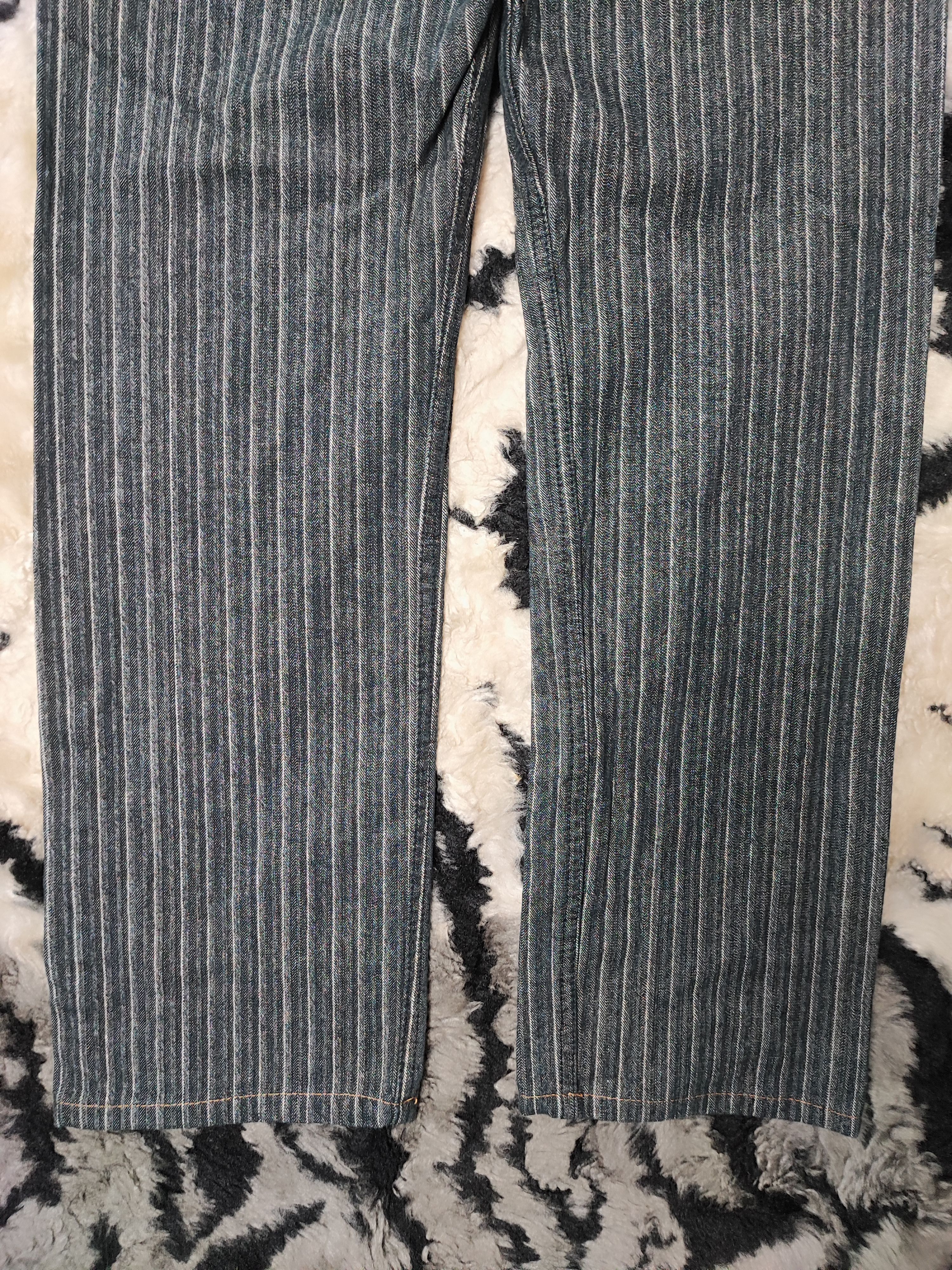 Undercover ROOT THREE HEAVY COTTON STRIPE CHINO PANTS JEANS Size US 29 - 15 Thumbnail