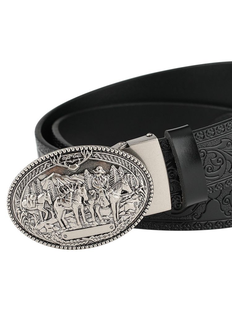 VIBE Crazy Vintage Belt Riveted Belts Menswear Accessories Size ONE SIZE - 4 Thumbnail