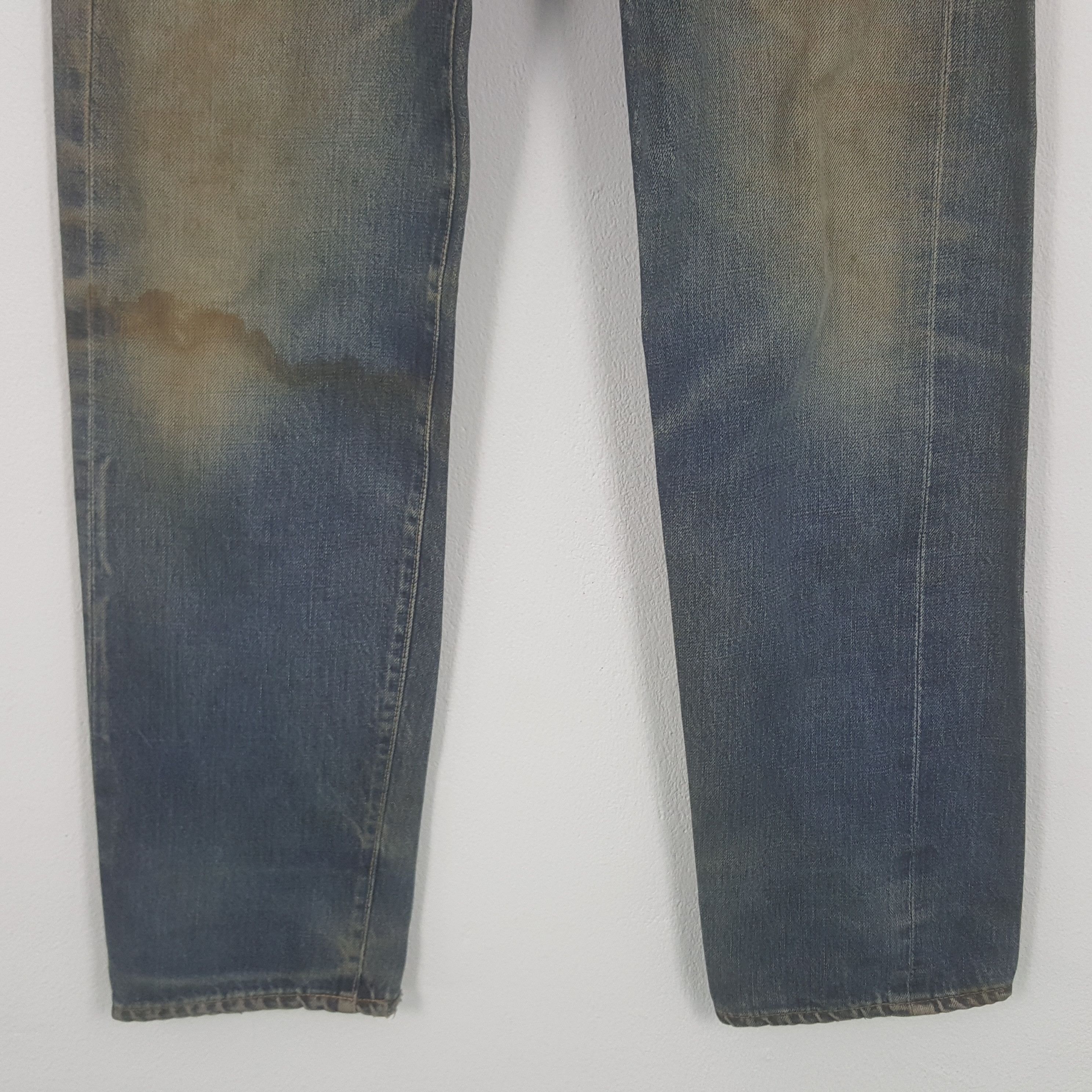 Evisu Vintage Evis Japanese Brand Daicock Custom Art Denim Jeans Size US 27 - 6 Thumbnail