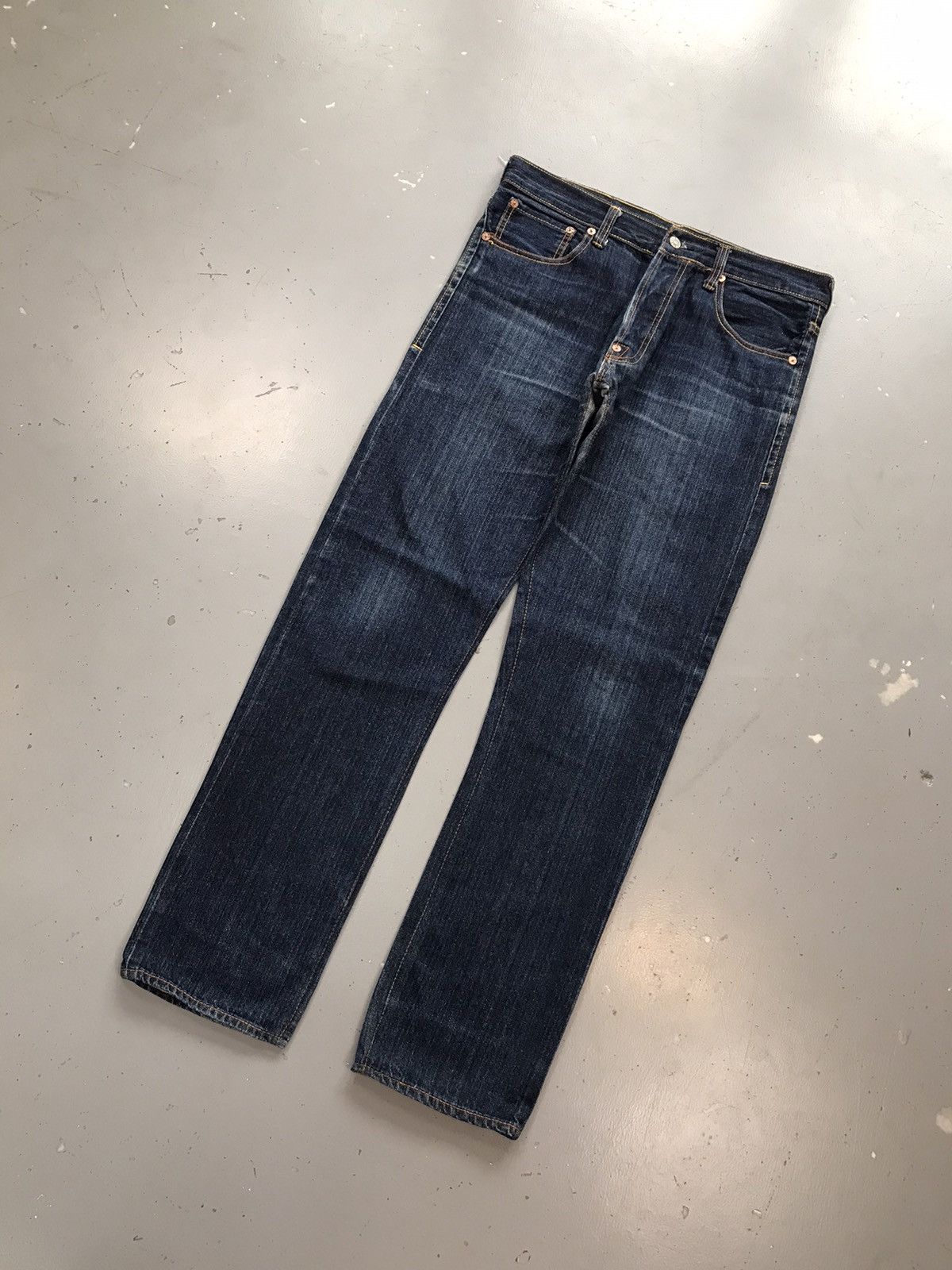 Japanese Brand × Vintage Vintage Evisu inspired seagull SpellOut embroidered denim Size US 34 / EU 50 - 3 Thumbnail