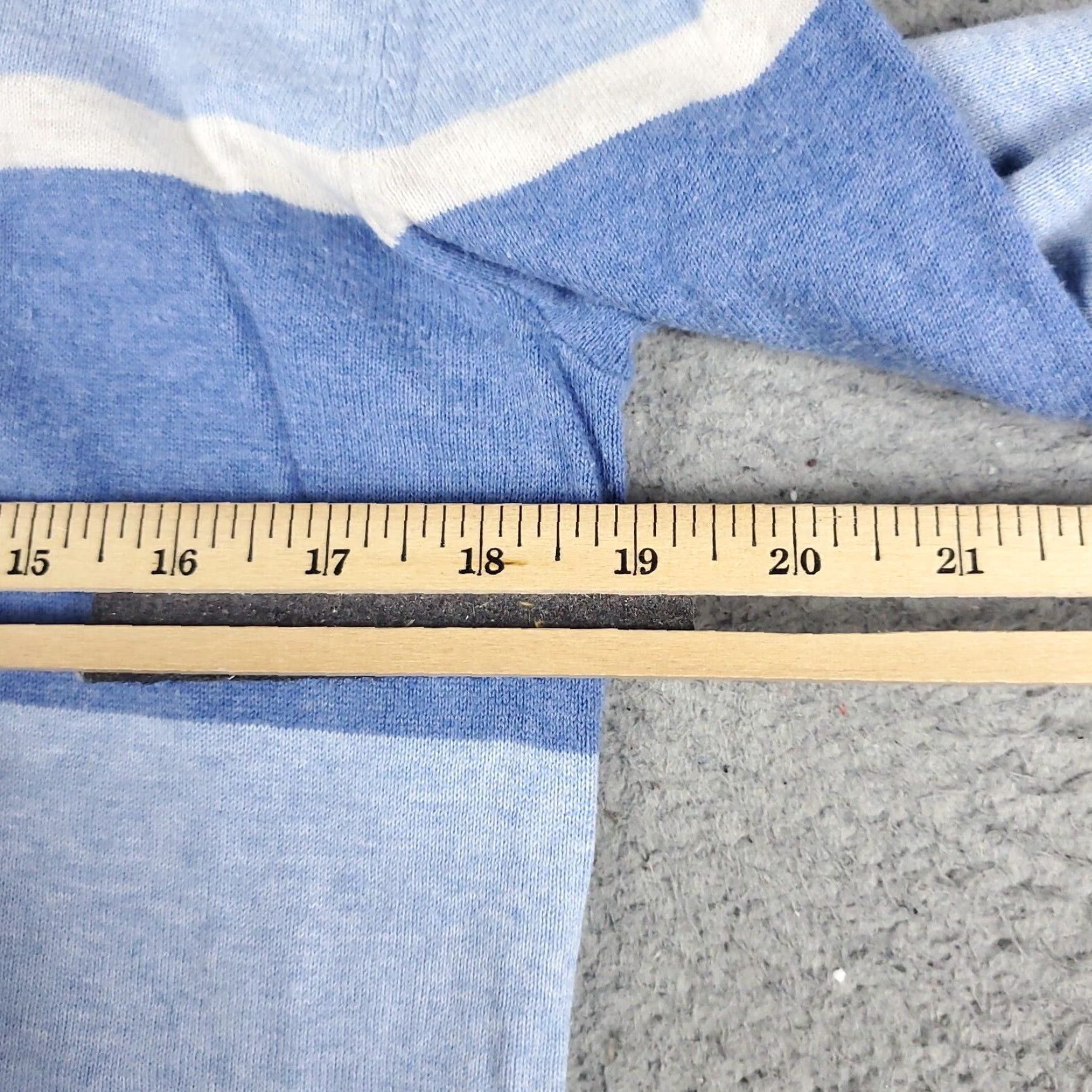 Tommy Hilfiger Tommy Hilfiger Sweater Womens Medium Blue Striped Pullover Crew Neck Sweatshirt Size M / US 6-8 / IT 42-44 - 7 Thumbnail