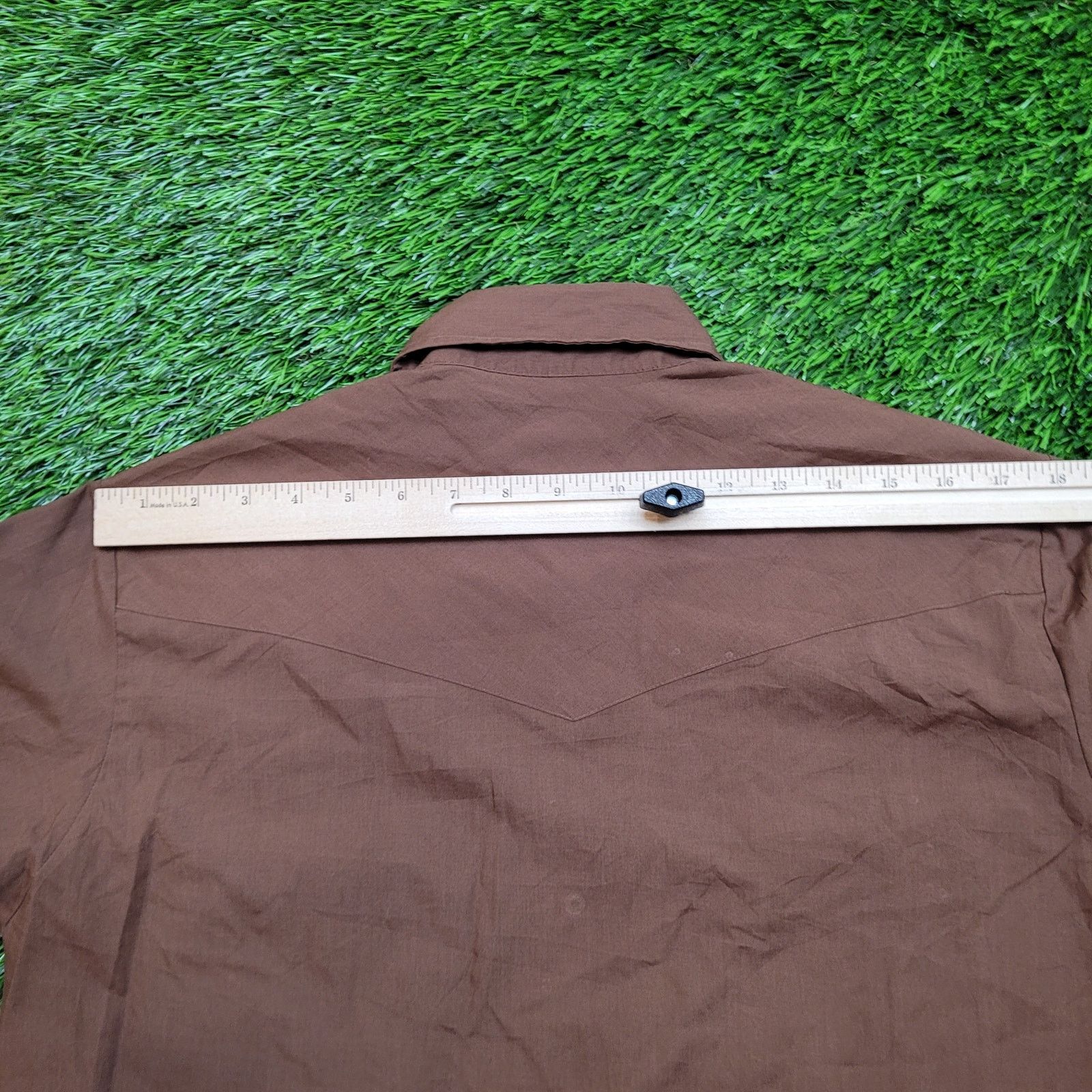 Vintage VTG 70s Elyon Wagon Boss Pearl Snap Western Shirt M Brown Size US M / EU 48-50 / 2 - 10 Thumbnail