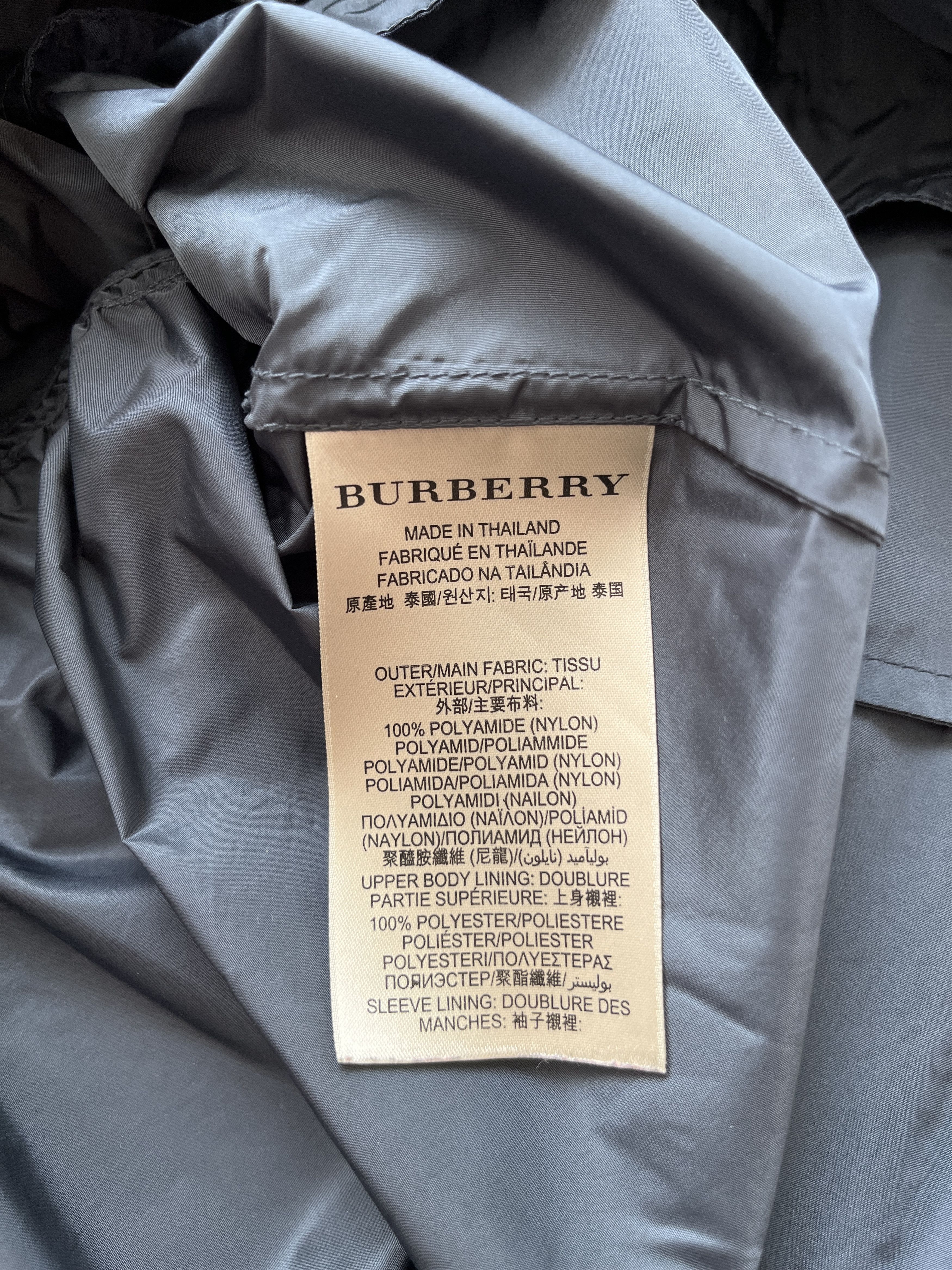 Burberry ⚡️QUICK SALE⚡️Burberry Blue Gray Belted Rain Trench Coat Size M / US 6-8 / IT 42-44 - 4 Thumbnail