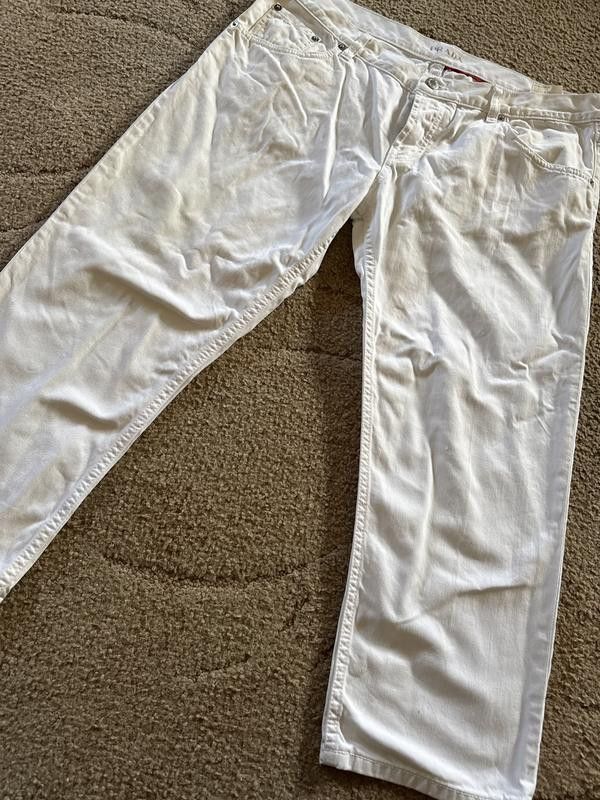 Prada PRADA STRIPED WOOL TROUSERS Size 26" / US 2 / IT 38 - 1 Thumbnail