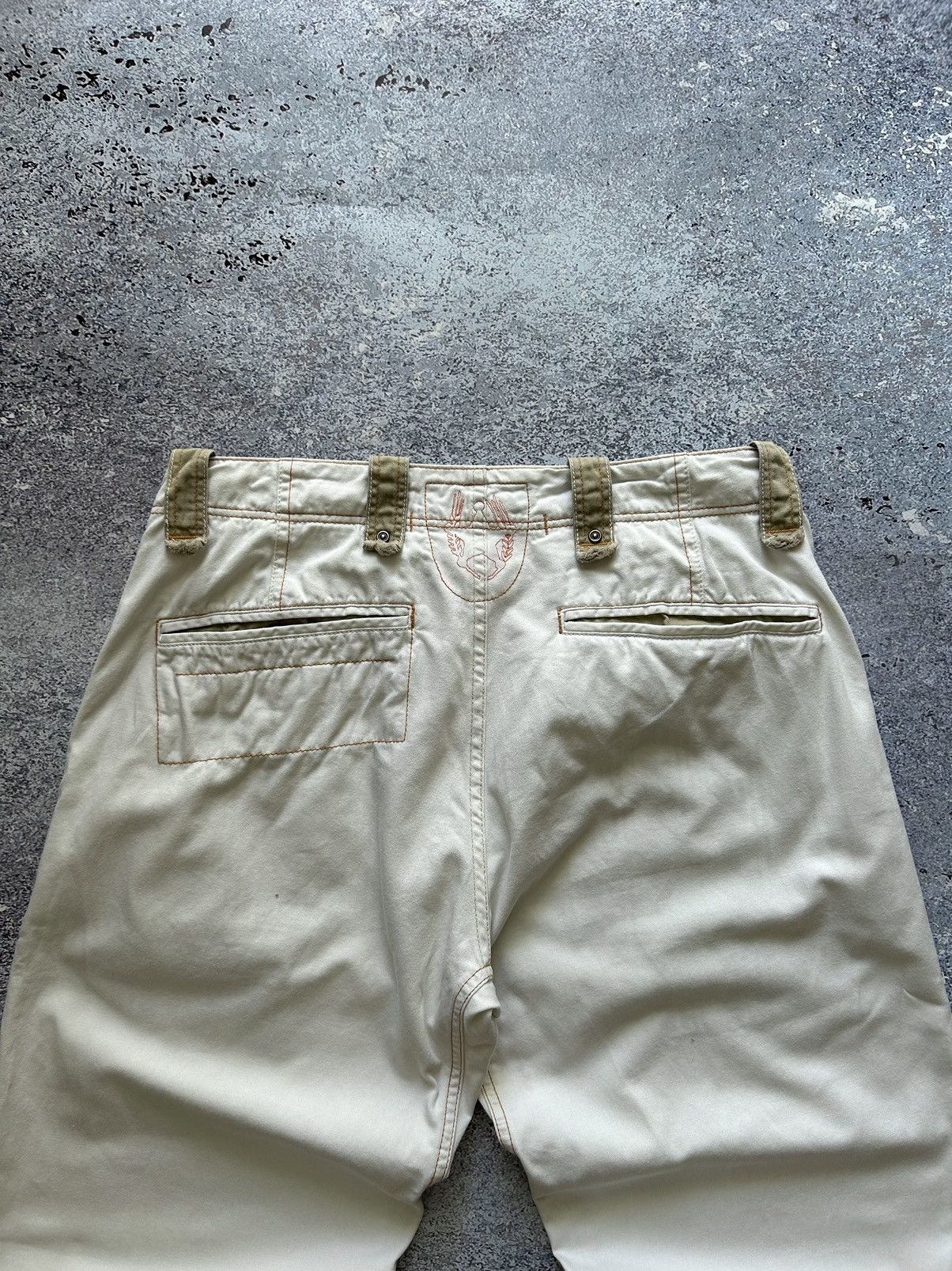 Diesel Vintage Diesel Pants White Japanese Y2K 00’s Rap Size US 31 - 2 Thumbnail