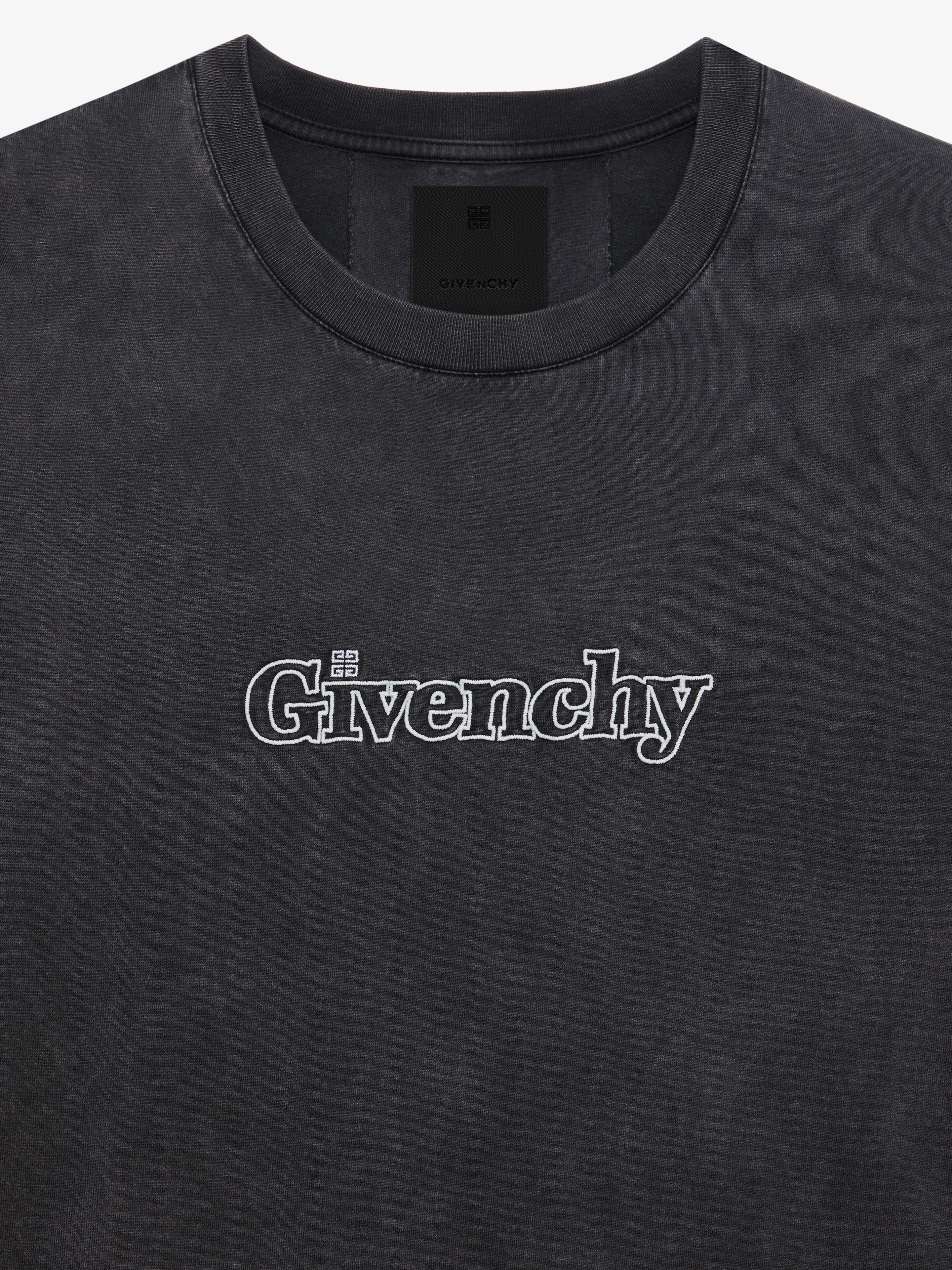 Givenchy o1w1db10325 New Studio Fit T- Shirt in Dark Grey Size US S / EU 44-46 / 1 - 2 Thumbnail