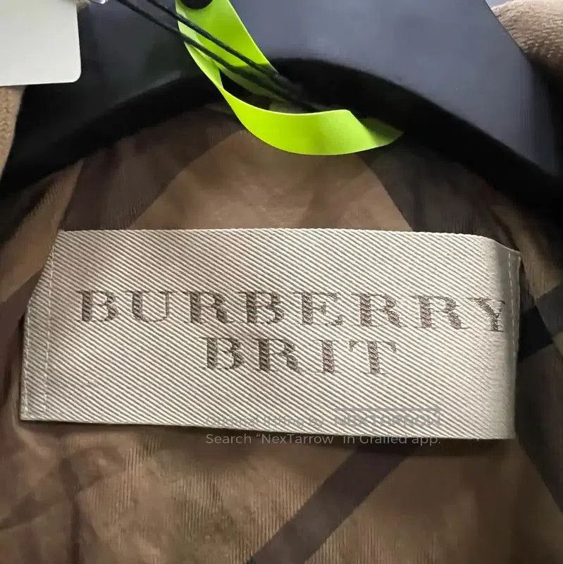 Burberry Burberry Long Khaki Cotton Coat for Women. Size XXS / US 00 / IT 34 - 4 Thumbnail