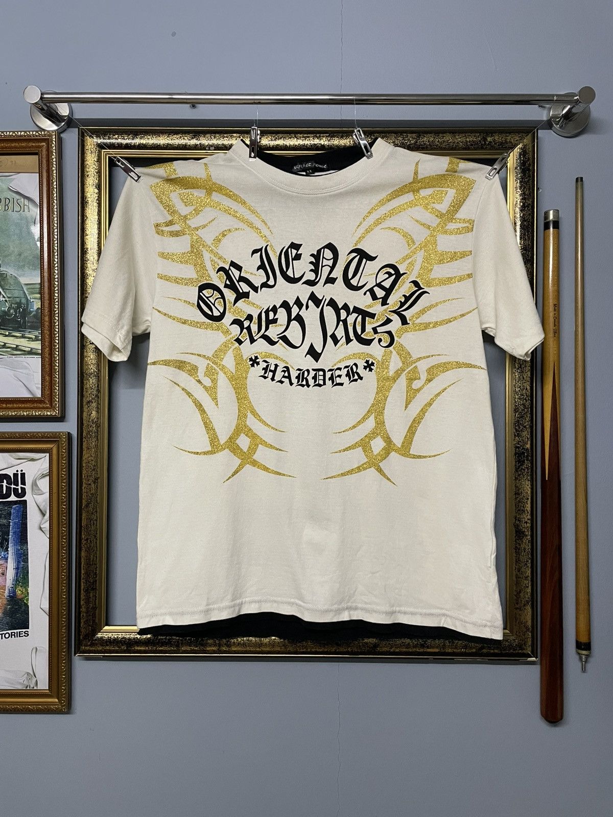 Designer × Japanese Brand × Vintage Vintage 1990s Japan Designer Bullet Noise Rebirth Tribal Tee Size US M / EU 48-50 / 2 - 1 Thumbnail