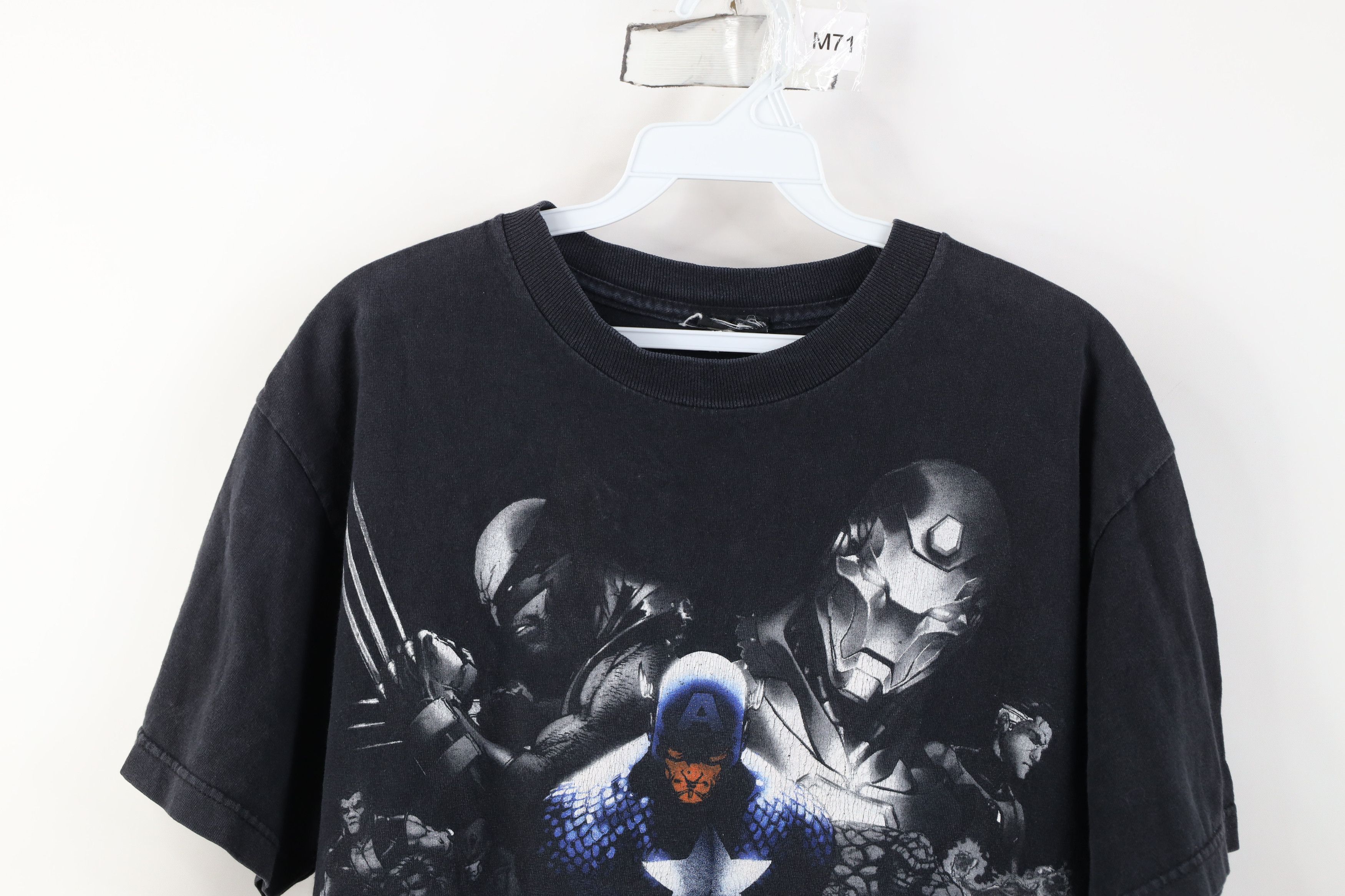 Vintage Vintage Y2K Marvel Comics Superhero Jumbo Print T-Shirt Size US M / EU 48-50 / 2 - 2 Thumbnail