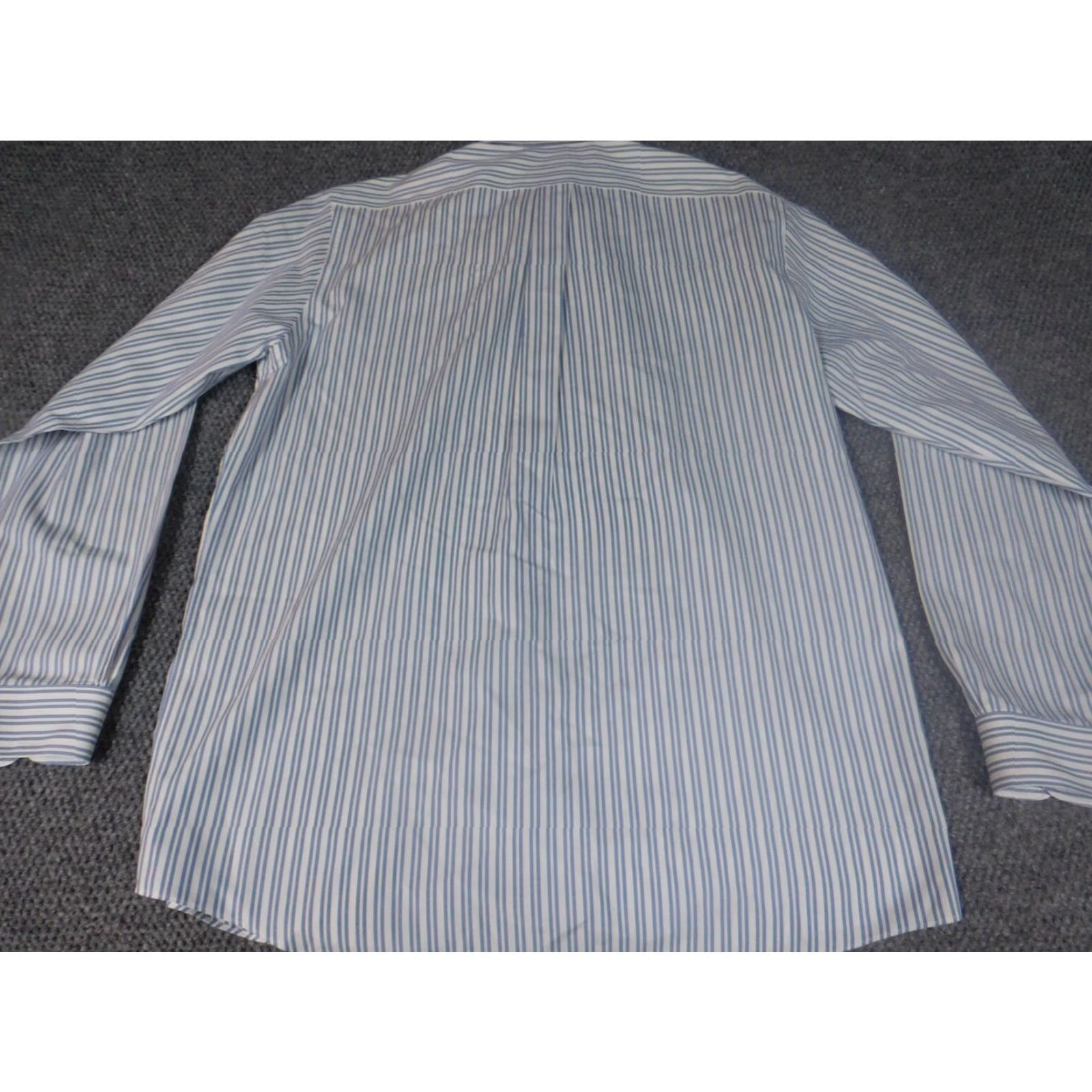 Brooks Brothers Brooks Brothers Mens Shirt 16.5 Blue Striped Button Up Classic Casual Dress Shirt Regular Long Sleeve Mens Size US XL / EU 56 / 4 - 7 Thumbnail