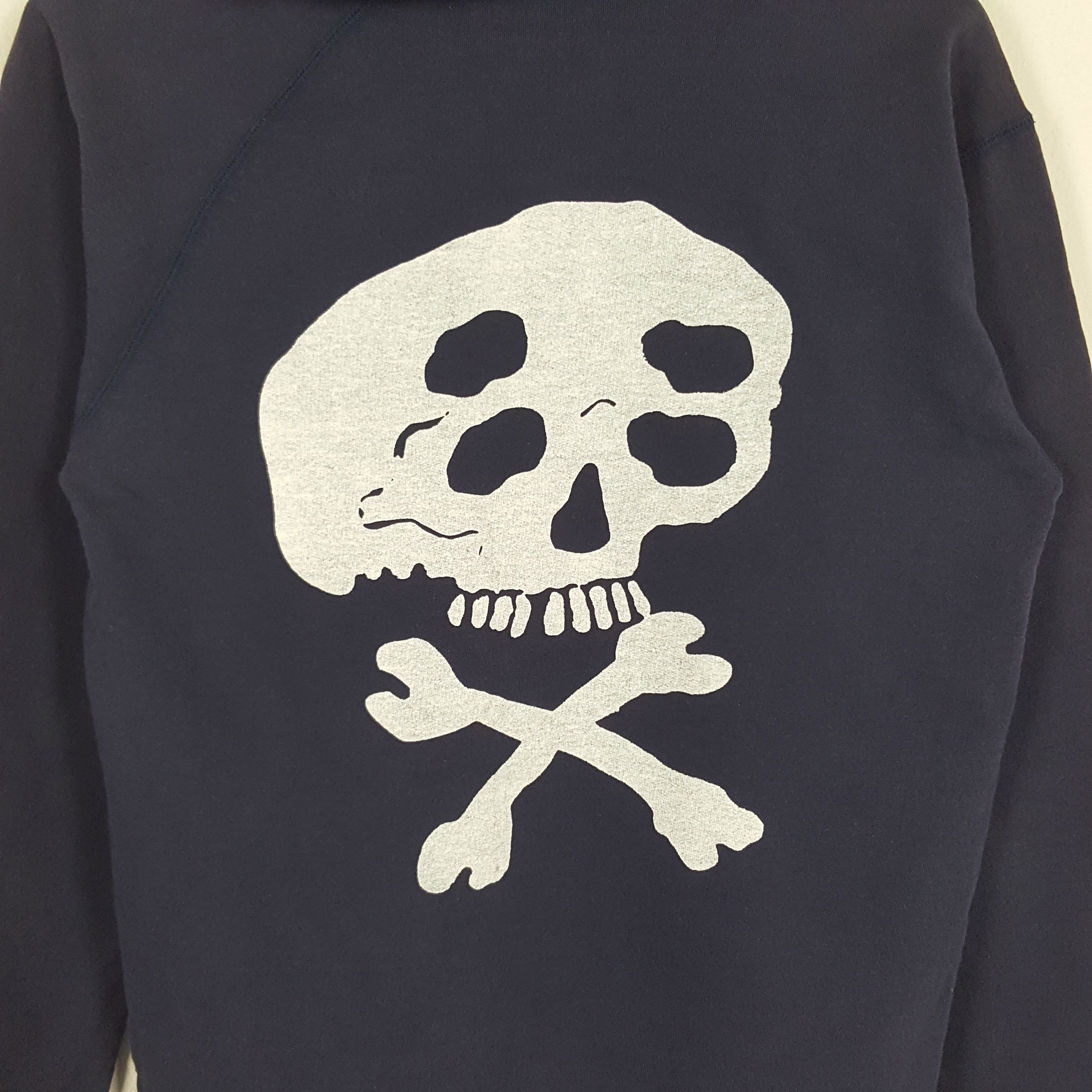 Final Home × Issey Miyake × Vintage Vintage FINAL HOME by Issey Miyake Skulls Custom Art Hoodies Size US S / EU 44-46 / 1 - 2 Thumbnail