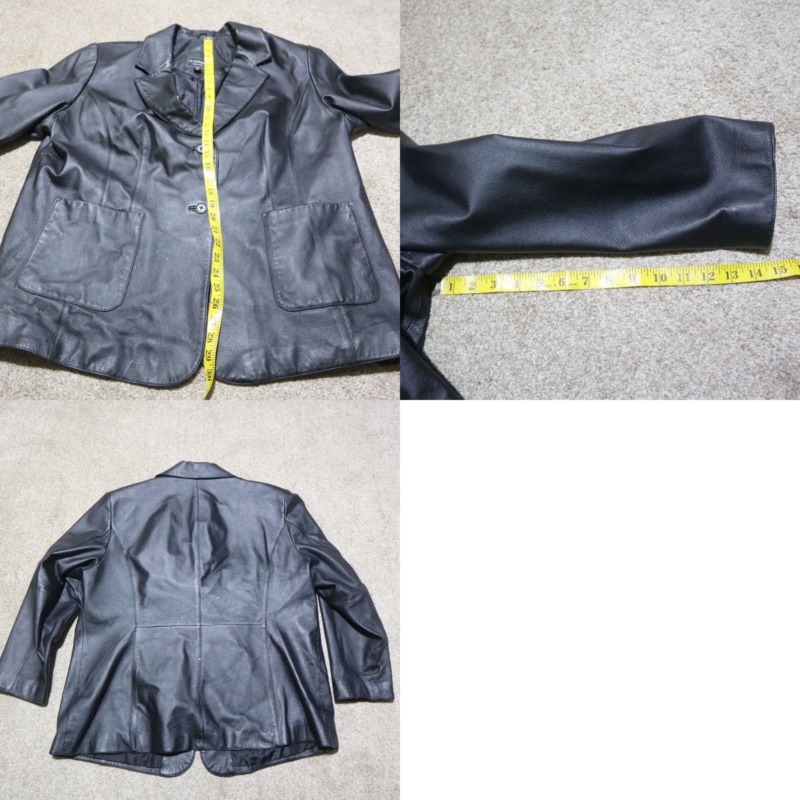 Vintage VINTAGE OutBrook Leather Jacket Hooded Womens 2X Black 80s 90s Cowboy Softshell Fall 4 Seasons Size XXL / US 16-18 / IT 52-54 - 8 Thumbnail