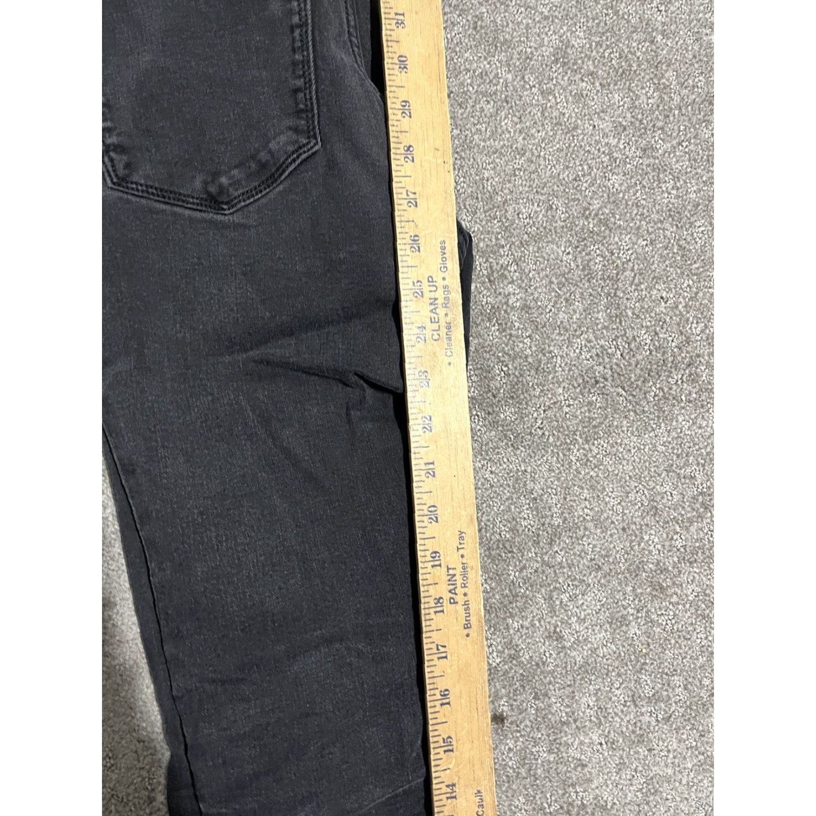 J.Crew J.CREW Jeans Women 9” High-Rise Skinny Black Size 28 Denim Cotton Blend 5-Pocket Womens Size 28" / US 6 / IT 42 - 6 Thumbnail