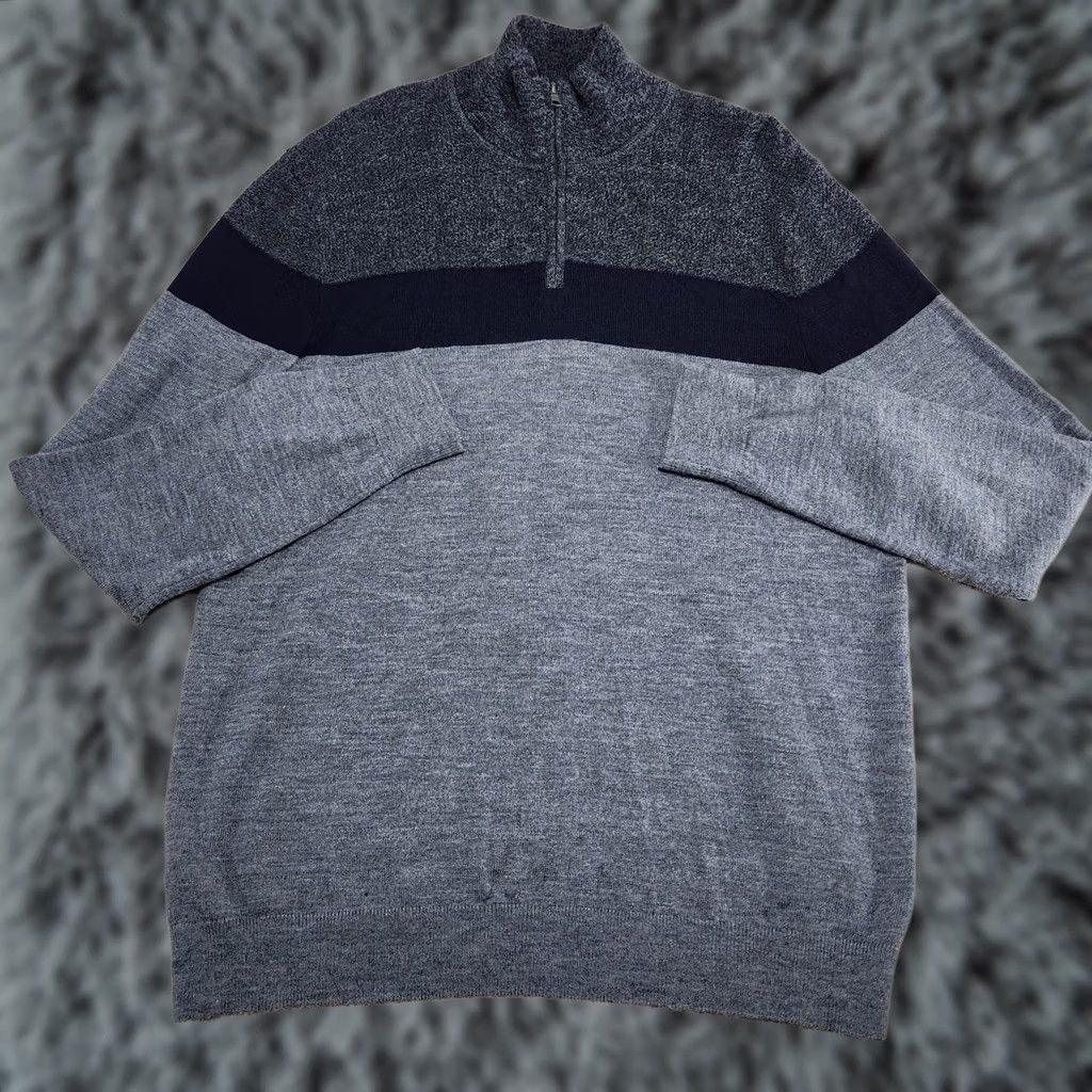 Banana Republic Banana Republic Sweatshirt Men Large 100% Merino Wool Knit Mock Neck Pullover Size US L / EU 52-54 / 3 - 1 Thumbnail