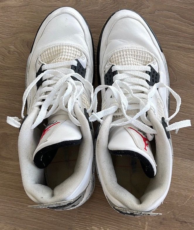 Jordan Brand Air Jordan 4 Retro OG ‘White Cement’ 2016 Size US 13 / EU 46 - 7 Thumbnail