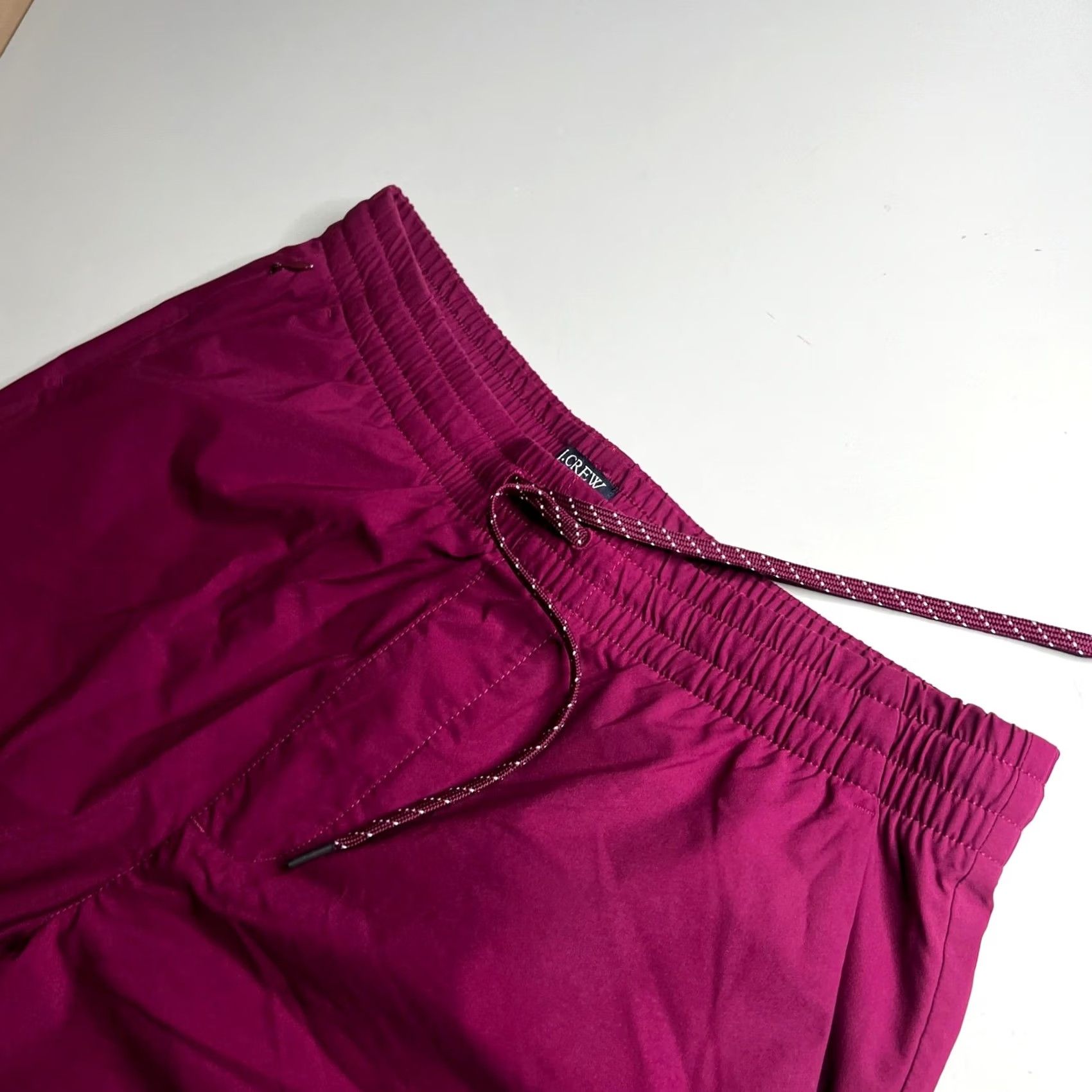 J.Crew J.Crew Flex Shorts Mens Medium Purple Elastic Waist Drawstring Size US 31 - 7 Thumbnail